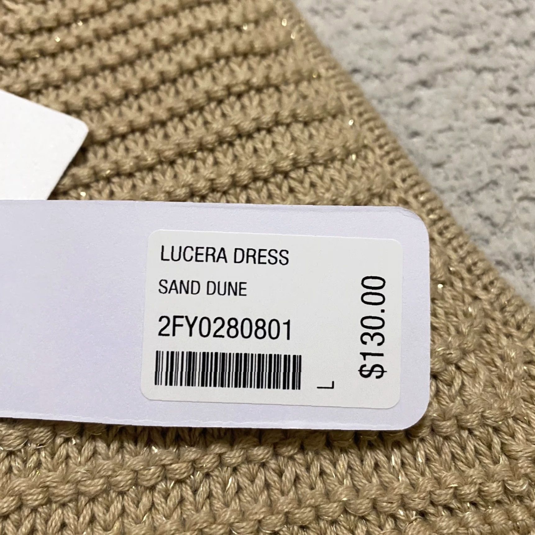 Soft Surroundings NWT Soft Surroundings Womens Large Dress Beige Lucera Knit Midi Tank Sweater New Size L / US 10 / IT 46 - 4 Thumbnail