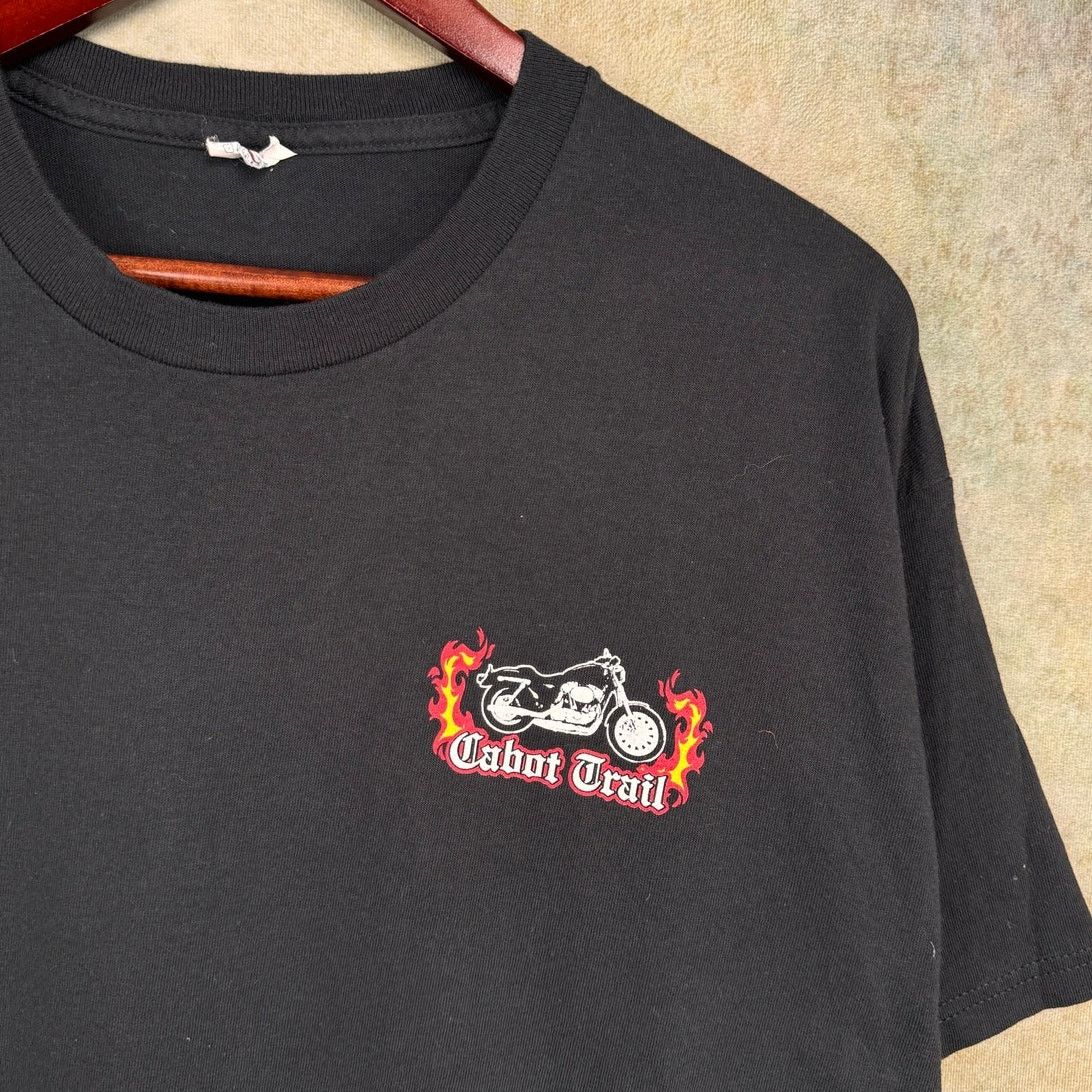 Vintage VTG Y2K Biker Flame T Shirt Sz XL Black Motorcycle Size US XL / EU 56 / 4 - 7 Thumbnail