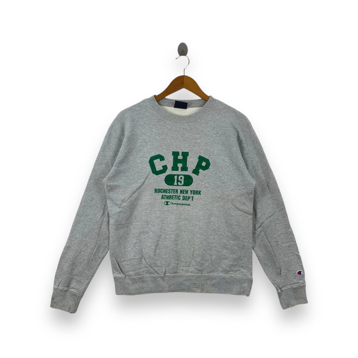 Reverse Weave Champion Sweatshirt New York Men's New York Rangers Champion  Heather Gray Reverse Weave