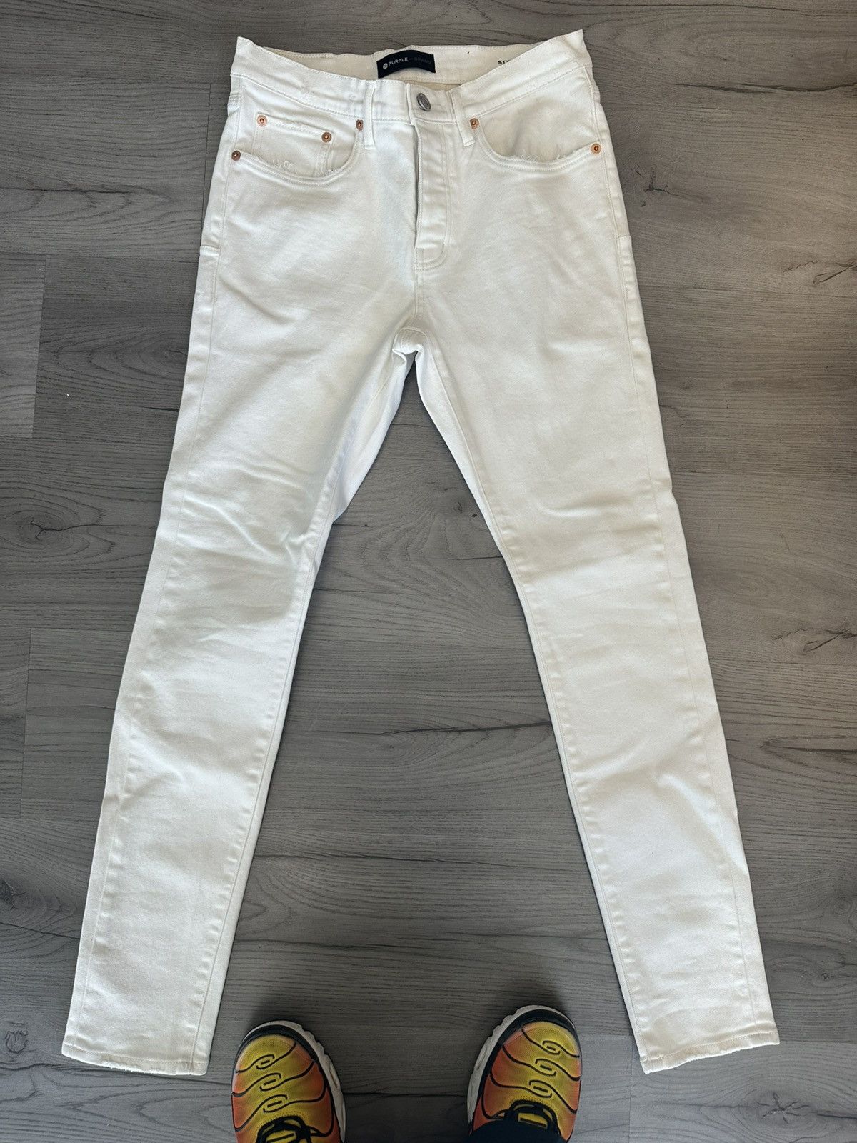 Purple Brand Purple Jeans Distressed White Size US 30 / EU 46 - 1 Thumbnail