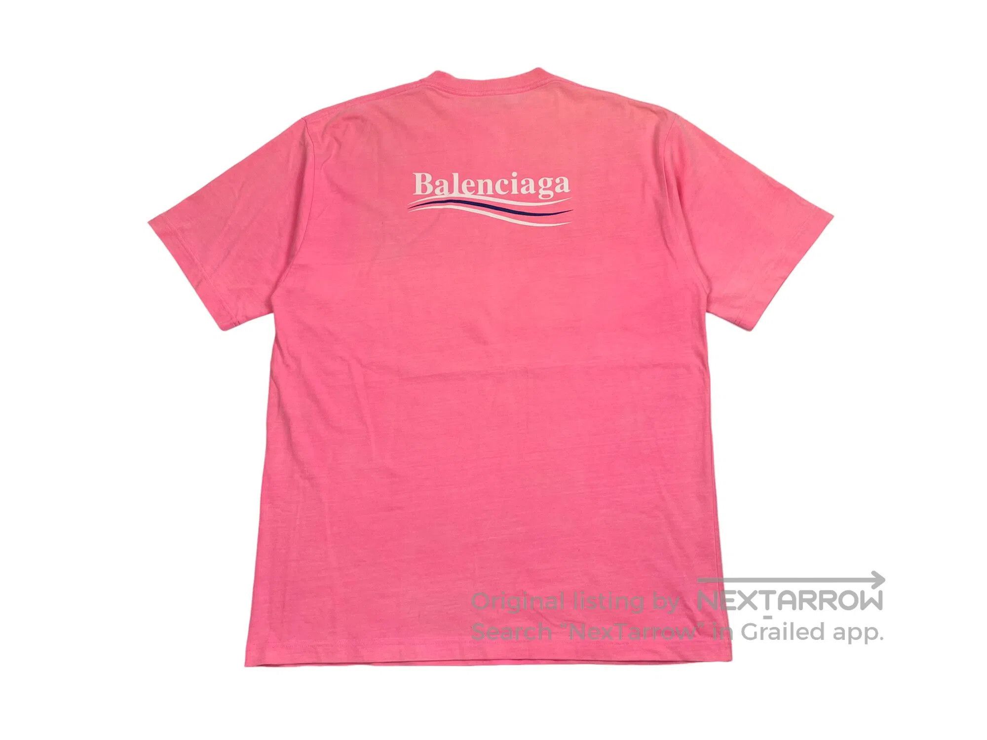 Balenciaga Balenciaga Pink Vintage Wave Coca-Cola Logo Short Sleeve Size US S / EU 44-46 / 1 - 2 Thumbnail