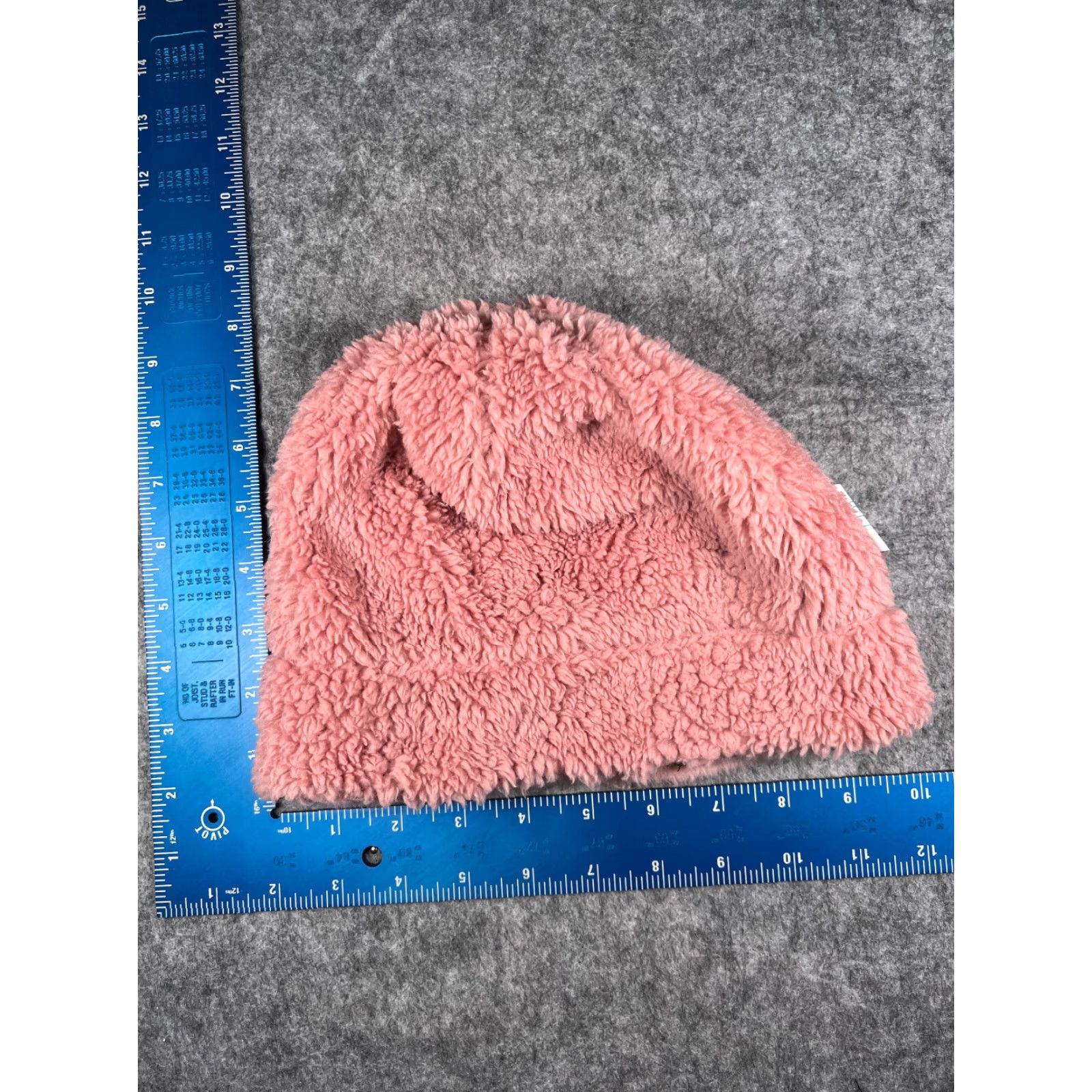 Vintage Time And Tru Beanie Womens One Size Pink Knit Polyester Faux Fur Hat Size ONE SIZE - 6 Thumbnail