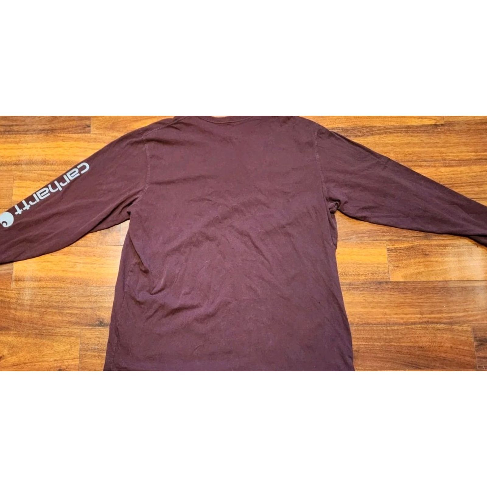 Carhartt Carhartt T Shirt Mens 3XLT Tall Long Sleeve Brown Workwear Crew Neck Cotton Knit Logo Vintage: No Size US XXL / EU 58 / 5 - 6 Thumbnail