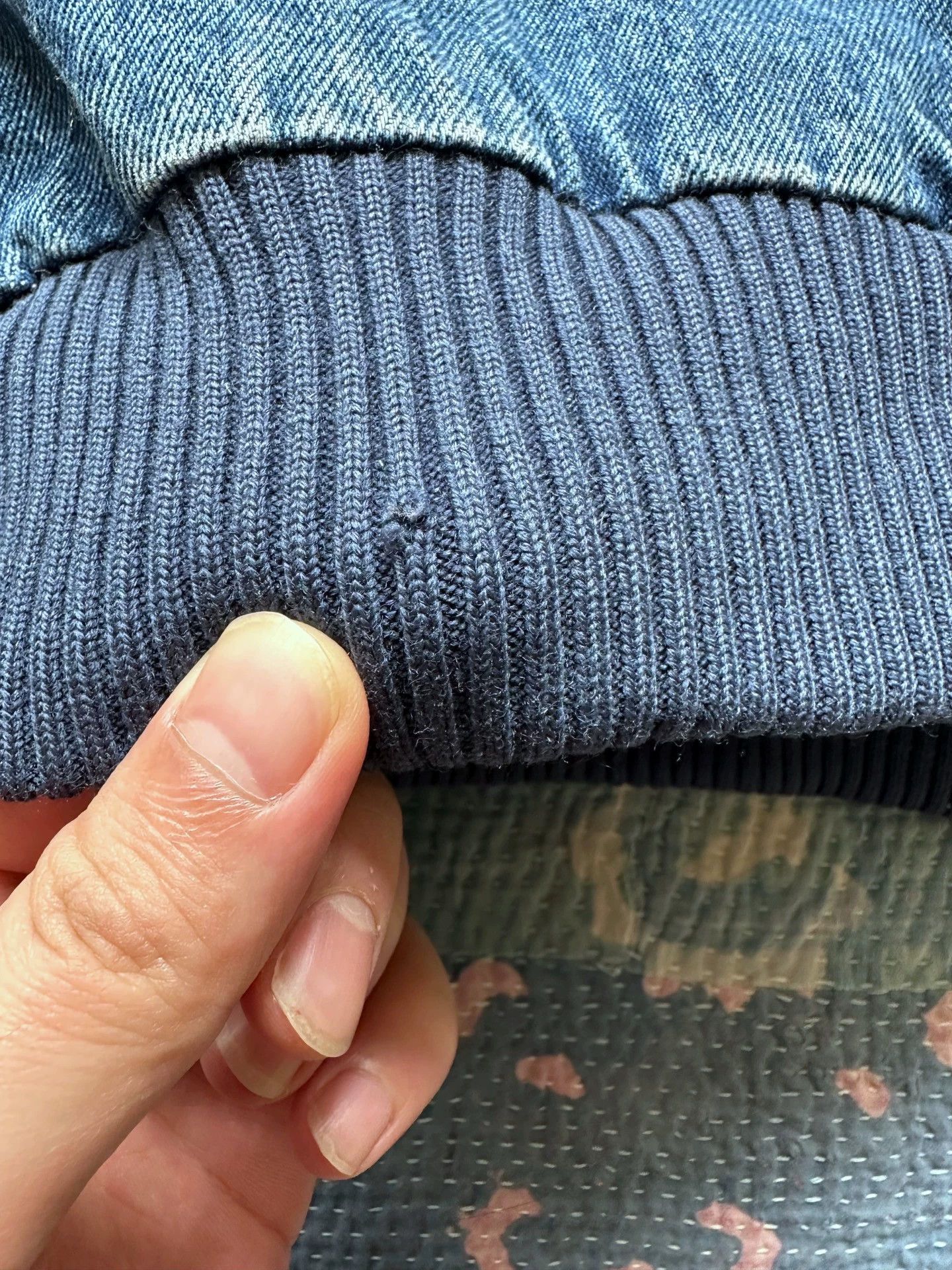 Polo Ralph Lauren Polo Ralph Lauren G1 Denim & Wool Paneled Blue Vintage M Size US M / EU 48-50 / 2 - 8 Thumbnail