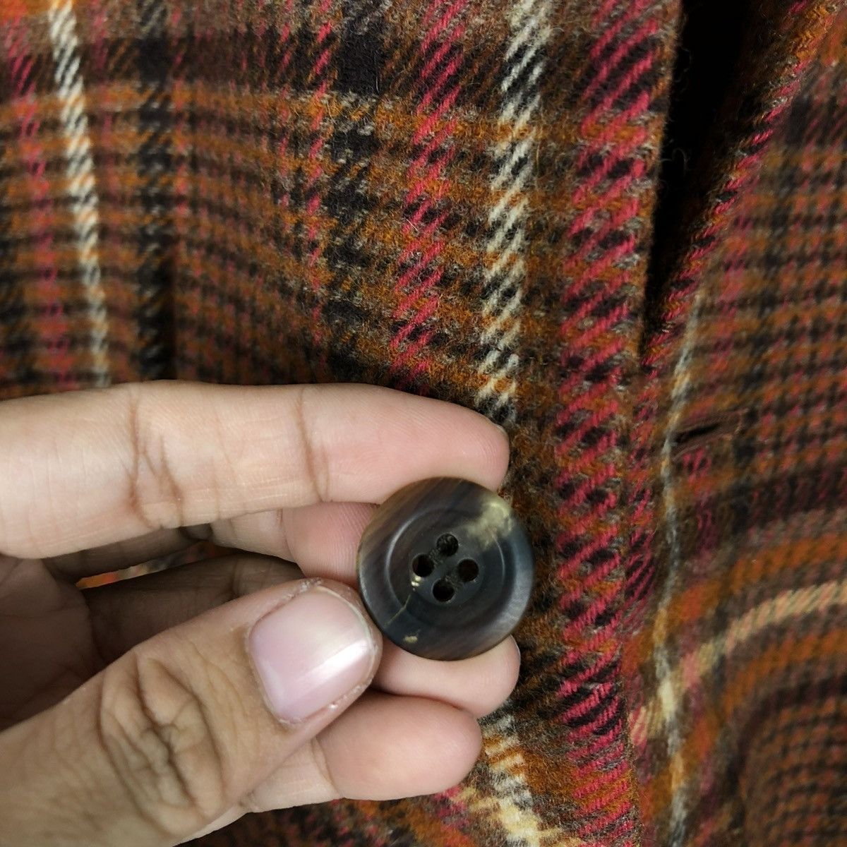 Issey Miyake 🔥VINTAGE ISSEY MIYAKE WOOL CHORE JACKET TARTAN DESIGN Size US M / EU 48-50 / 2 - 18 Thumbnail