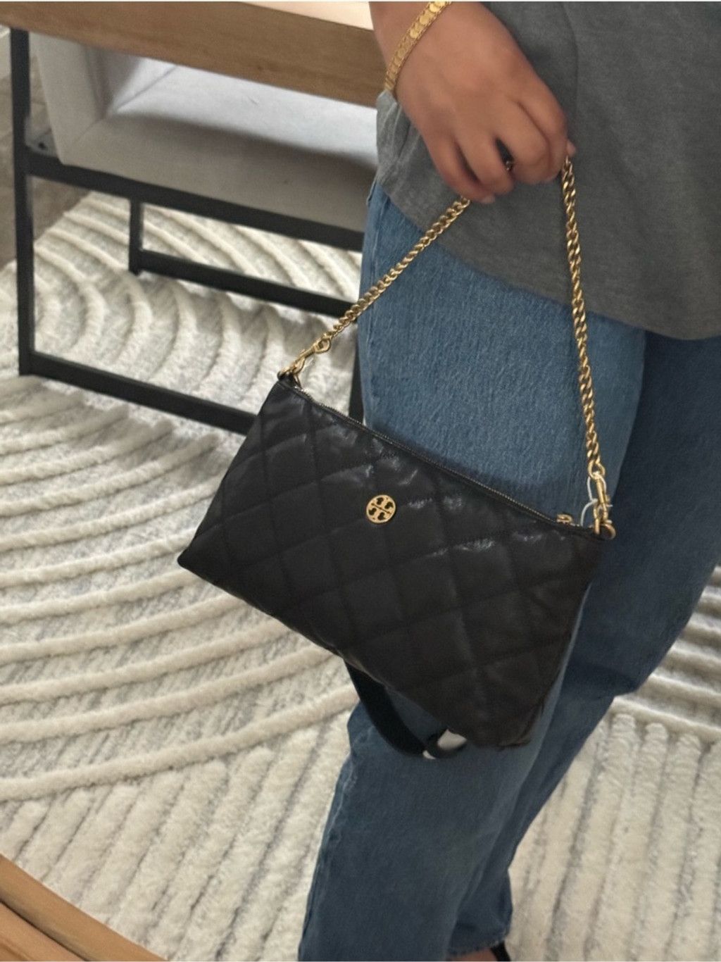 Tory Burch New tory burch WILLA ZIP SHOULDER BAG black Size ONE SIZE - 10 Thumbnail