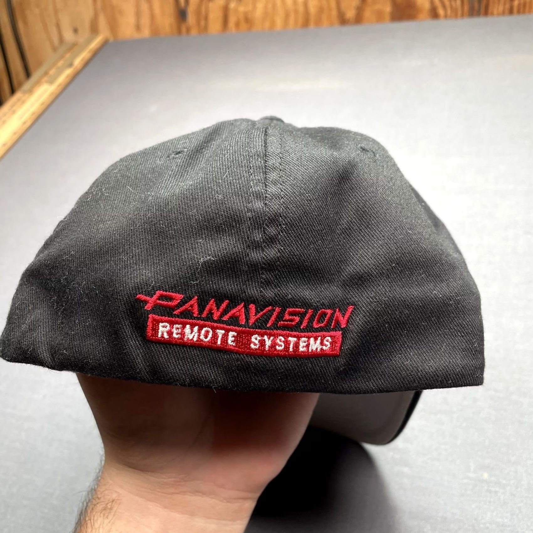 Vintage Panavision Hat Large / XL Crew Embroidered Strap Back Black Men GLEE Television Remote Systems Film Industry Size ONE SIZE - 4 Thumbnail