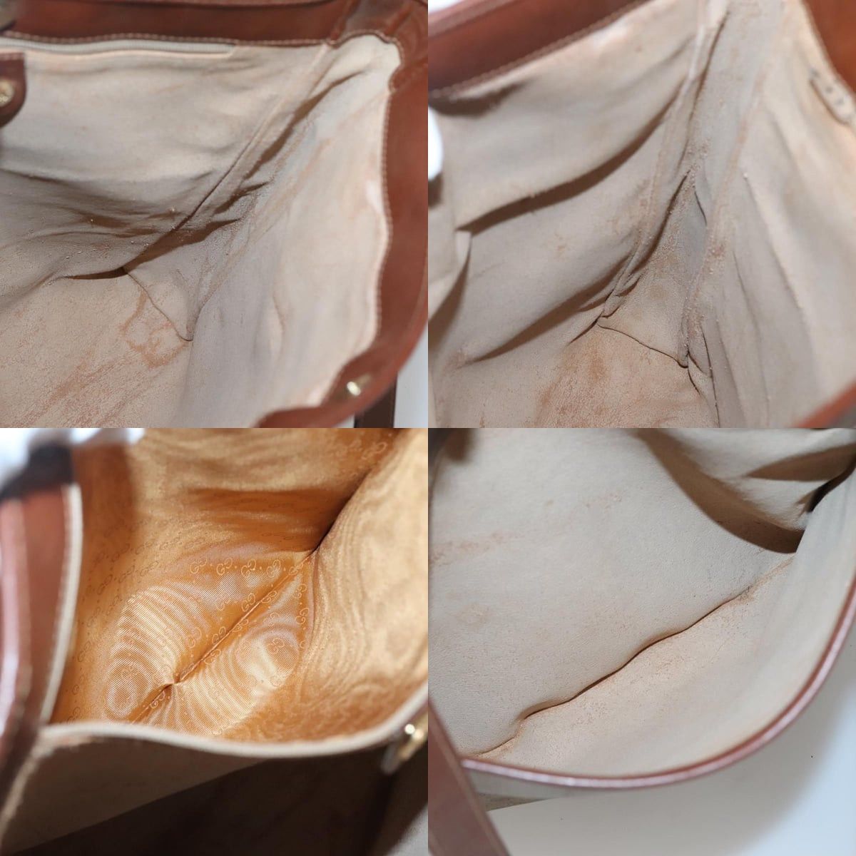 Gucci GUCCI Micro GG Supreme Tote Bag Pvc Beige Gold 002 37 002 37 Size ONE SIZE - 12 Thumbnail