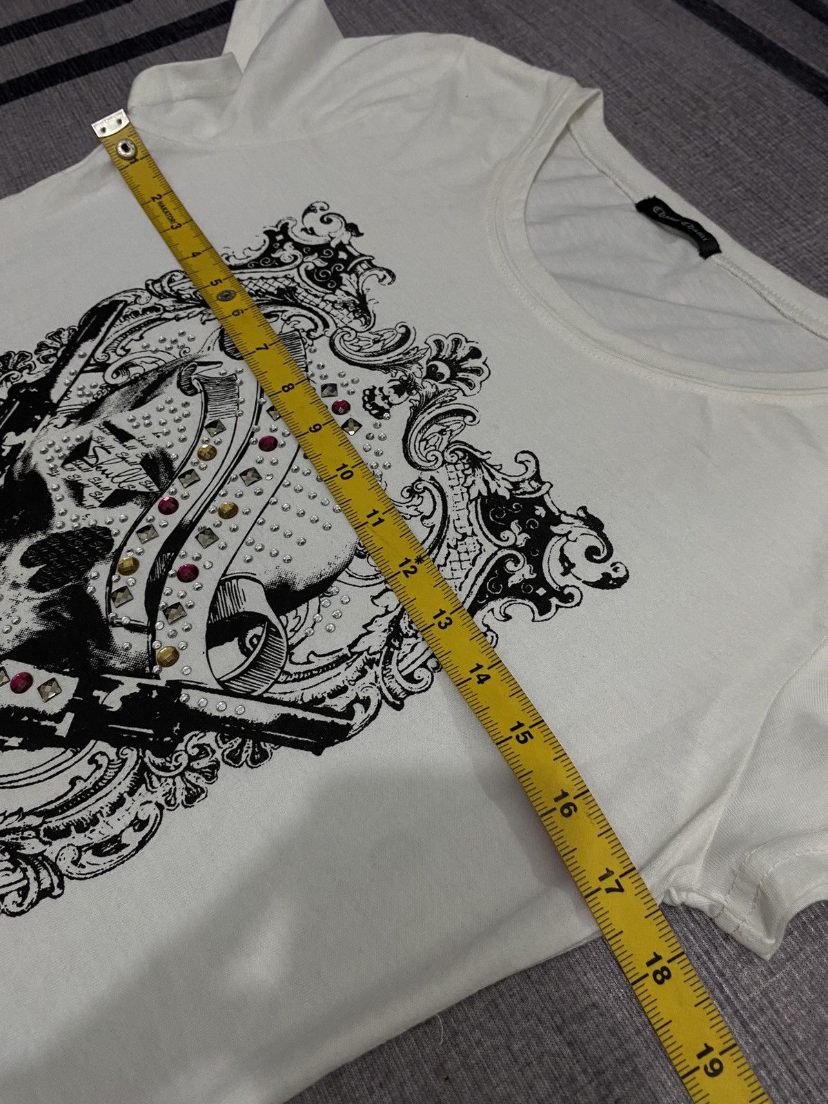 If Six Was Nine Y2K CHAMI CHAMI SKULL TSHIRT Size M / US 6-8 / IT 42-44 - 8 Thumbnail