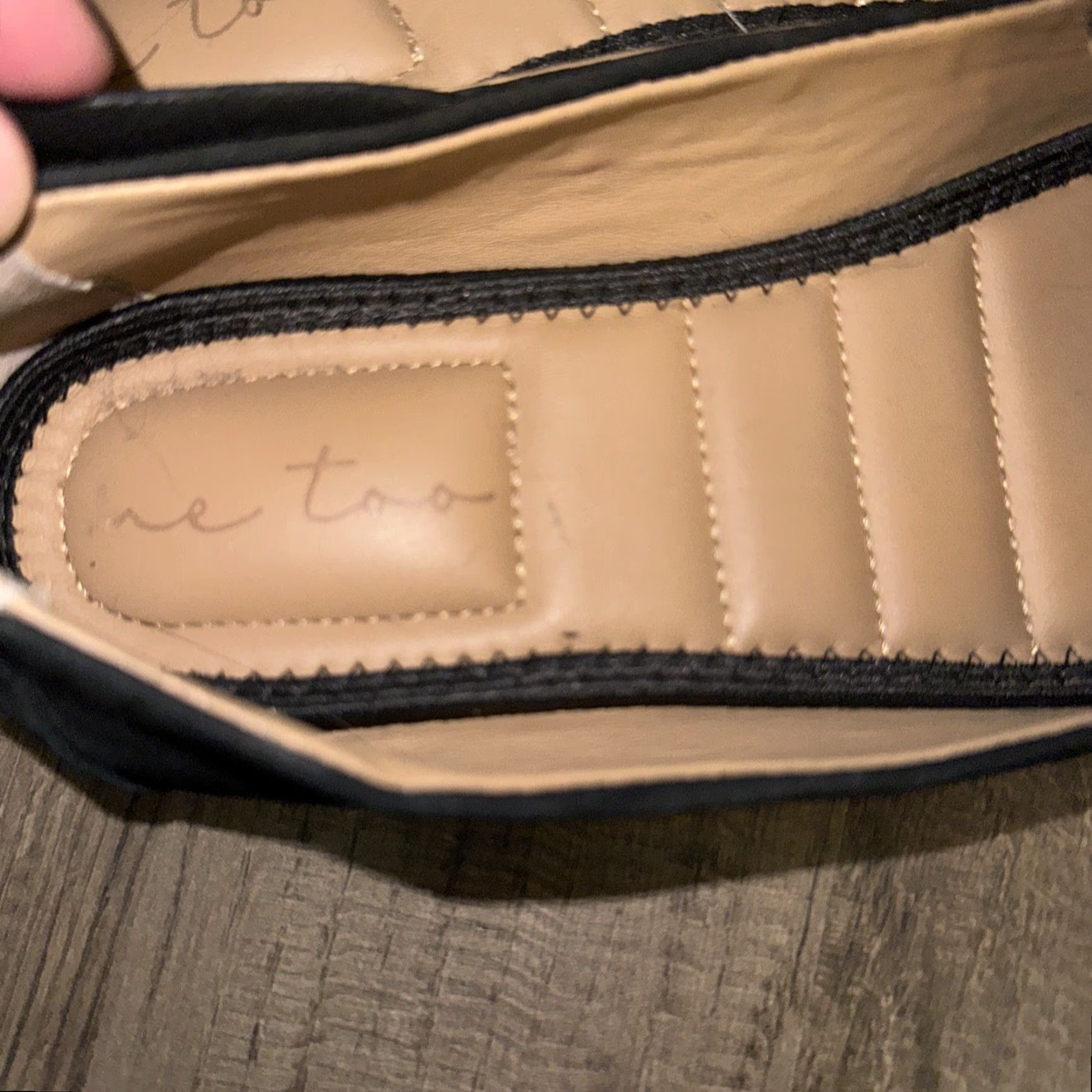 Vintage Women’s Black Flats 7.5 Size US 8 / IT 38 - 2 Thumbnail