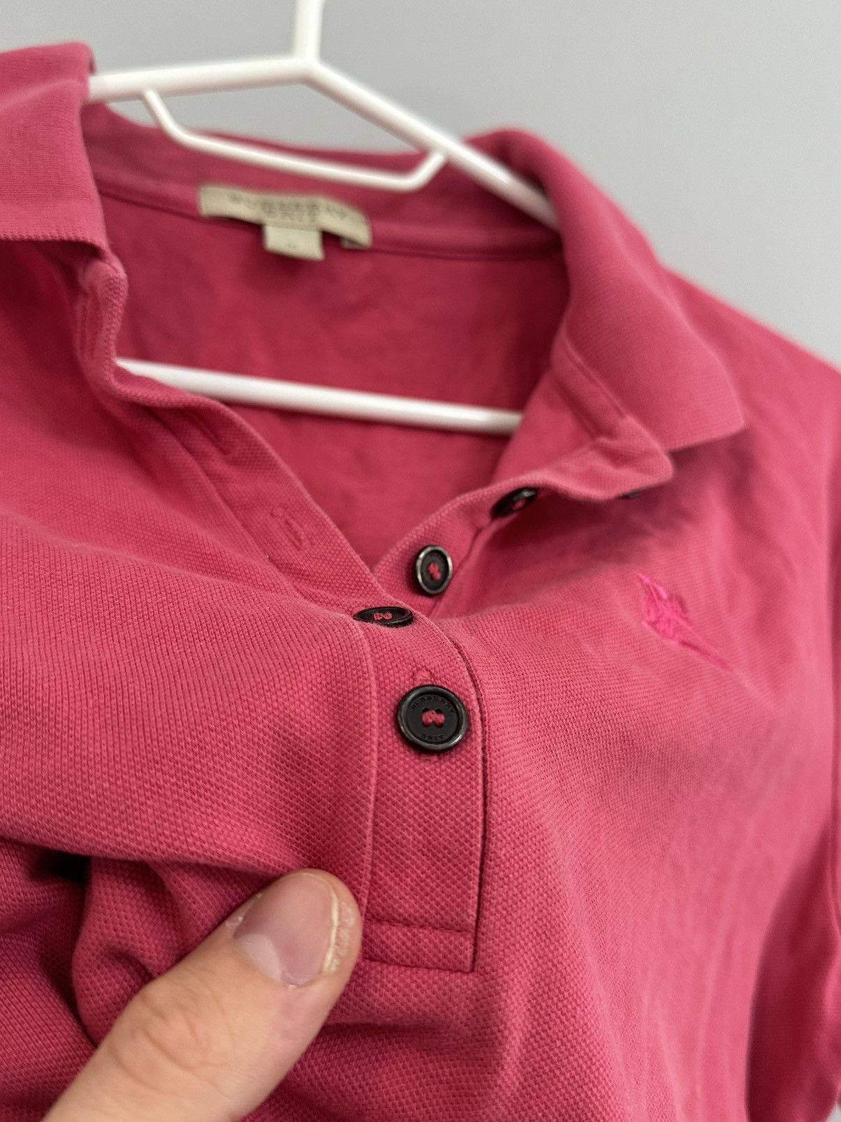 Burberry × Vintage Burberry vintage polo shirt M cotton nova Size M / US 6-8 / IT 42-44 - 7 Thumbnail