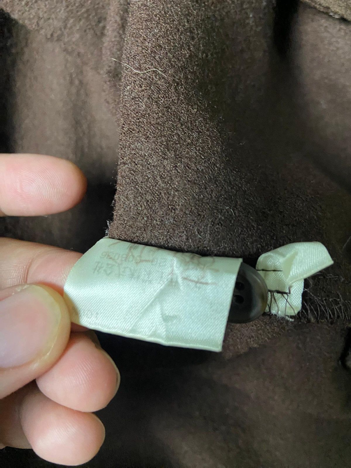 Japanese Brand Vintage Maison D’or Wool Blend Button Up Shirt (161) Size XS / US 0-2 / IT 36-38 - 8 Thumbnail