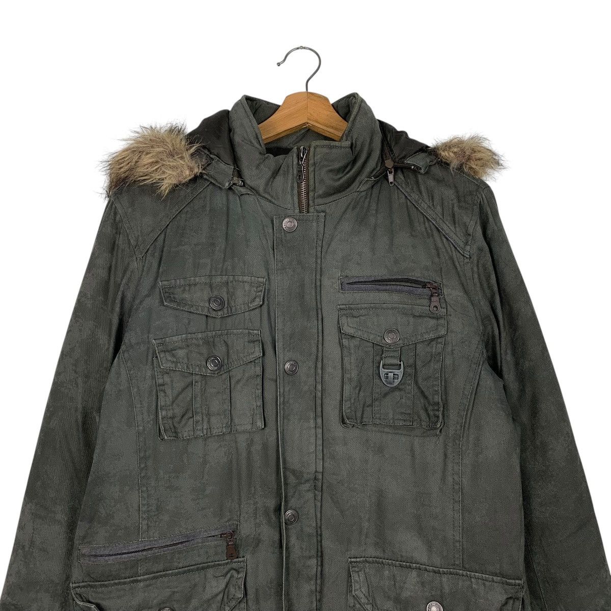 In The Attic In The Attic Military Hooded Jacket Size US M / EU 48-50 / 2 - 2 Thumbnail