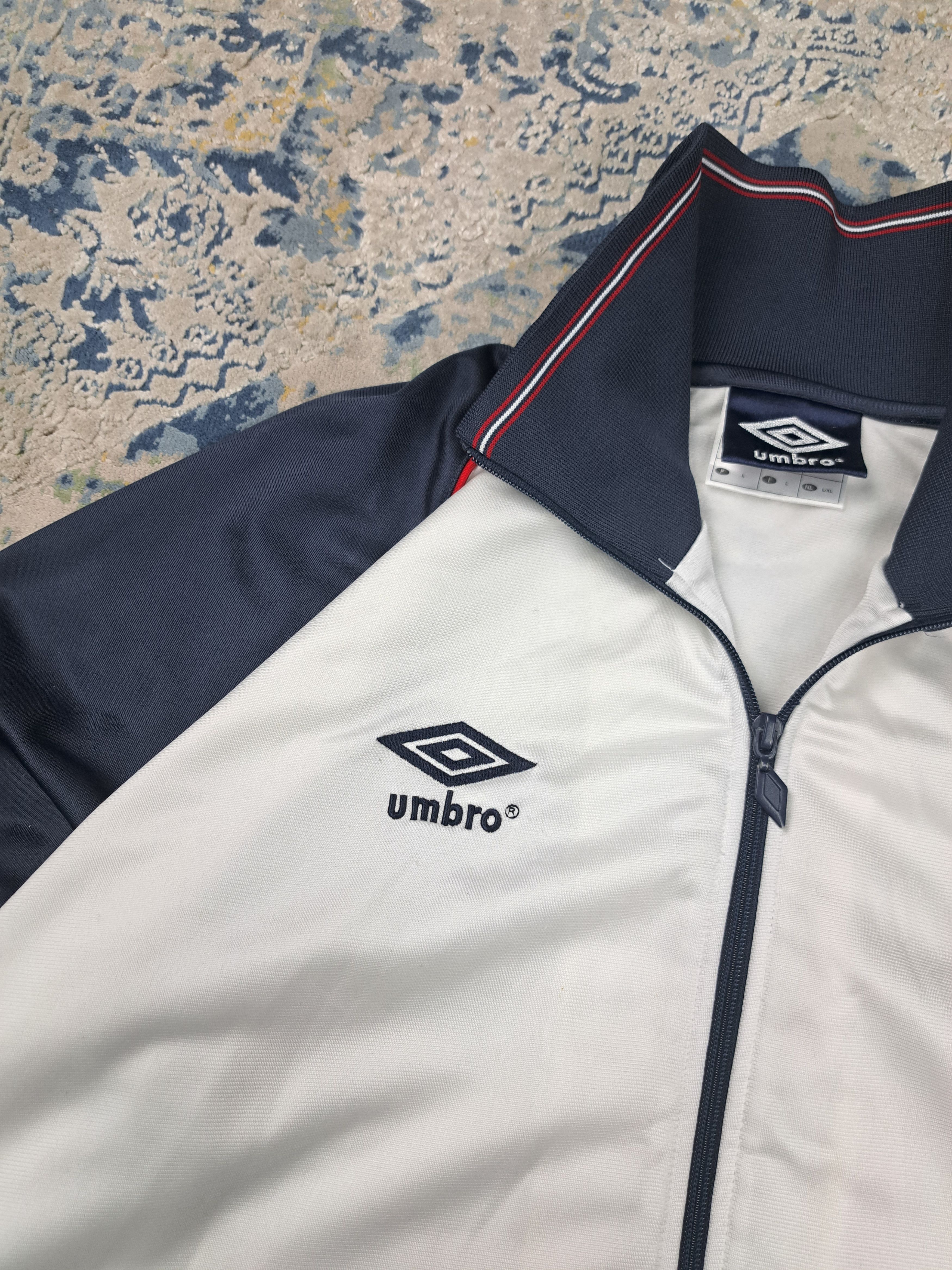 Umbro Vintage 00s Umbro England Track Jacket Blokecore Soccer Size US L / EU 52-54 / 3 - 4 Thumbnail