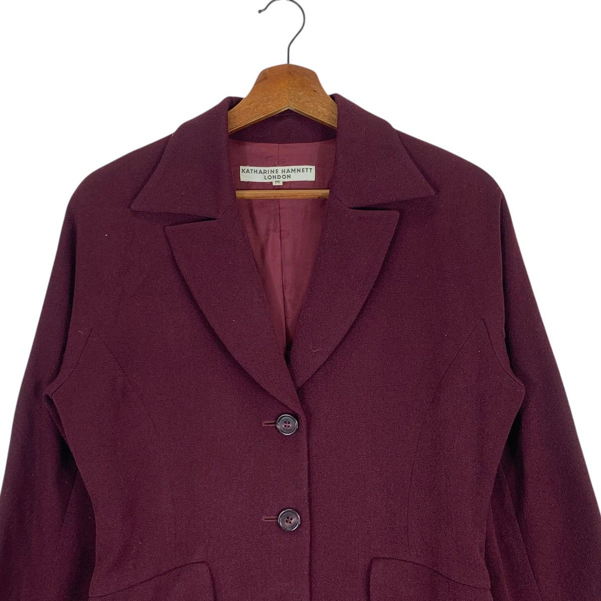 Katharine Hamnett London Vintage Katharine Hamnett London Wool Blazer Jacket Size US M / EU 48-50 / 2 - 2 Thumbnail