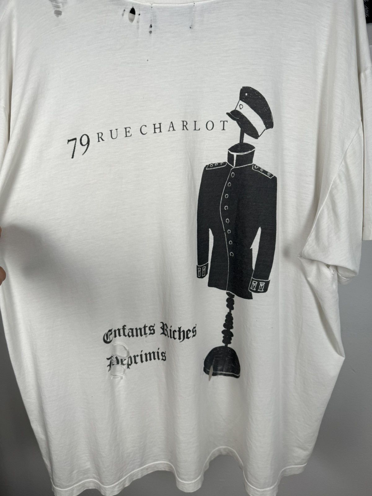 Enfants Riches Deprimes RARE🚭 SS2020 CANCELLED MISPRINT "DEPRIMIS" STORE OPENING TEE Size US XL / EU 56 / 4 - 17 Thumbnail