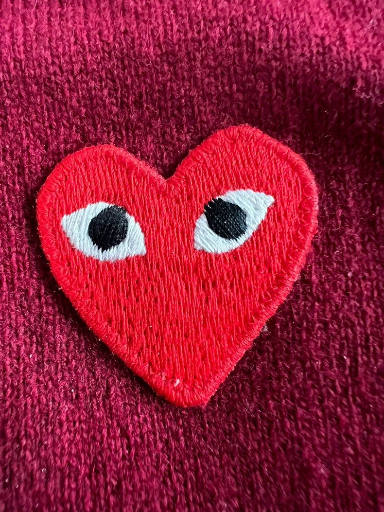 Comme des Garcons Comme Des Garcons Dark Red V-Neck Size M / US 6-8 / IT 42-44 - 3 Thumbnail