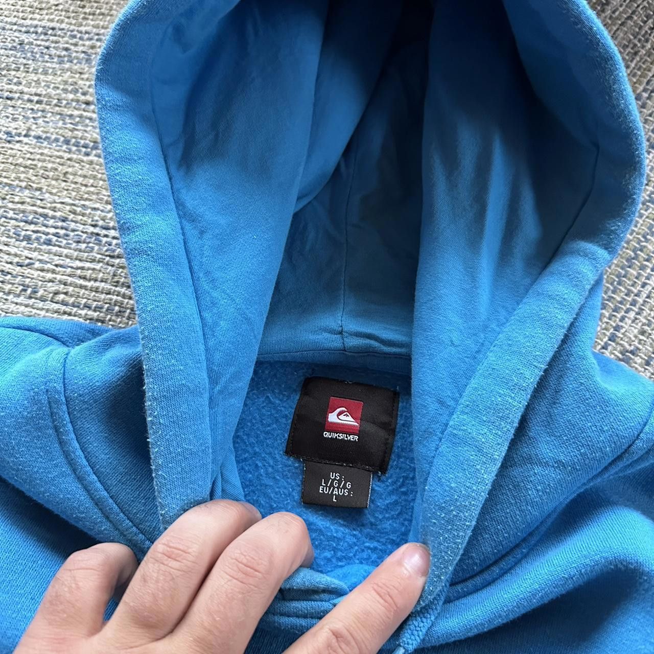 Quiksilver Vintage Y2K Quiksilver Surfwear Big Logo Boxy Hoodie Size US L / EU 52-54 / 3 - 4 Thumbnail