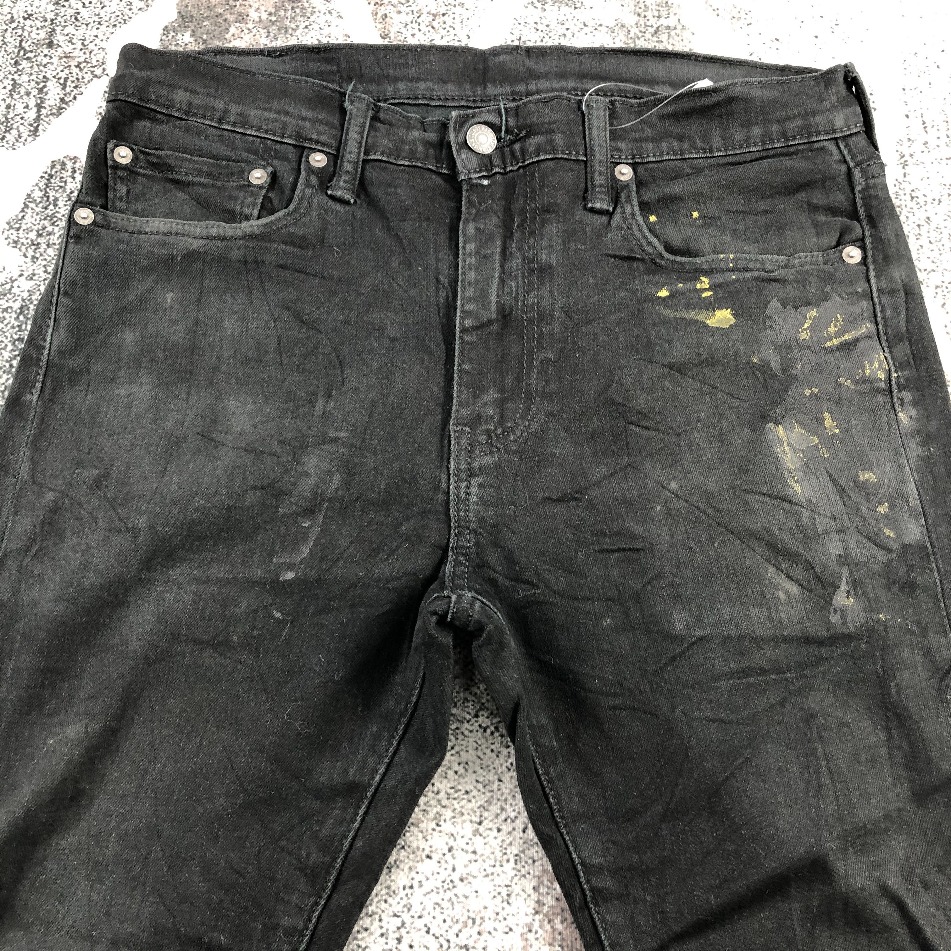 Levi's Levis 510 Jeans Black Denim KJ841 Size US 32 / EU 48 - 3 Thumbnail