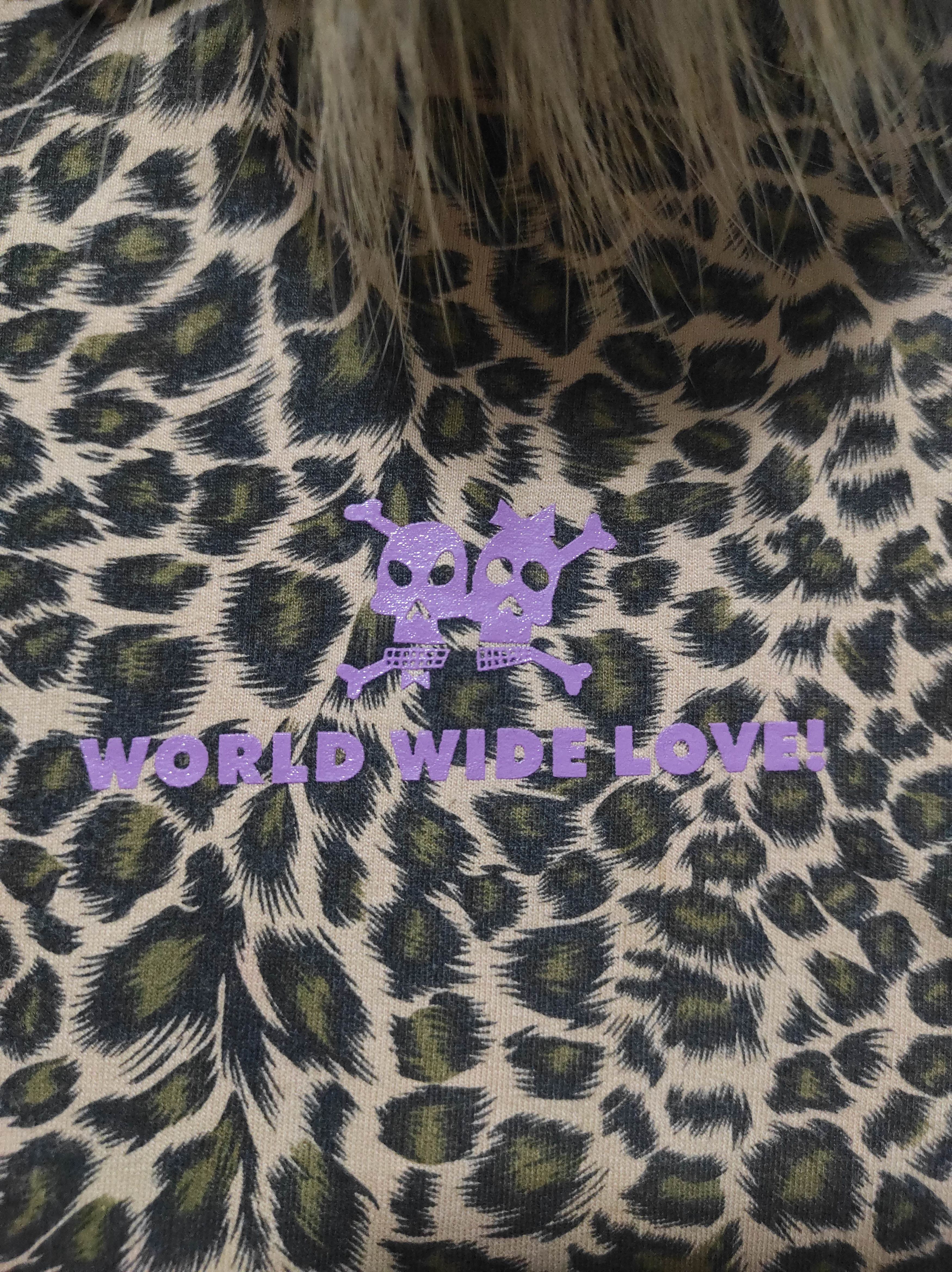Hysteric Glamour World Wide Love Leopard Fur Hoodie IfSixWasNine LGB style Size S / US 4 / IT 40 - 4 Thumbnail