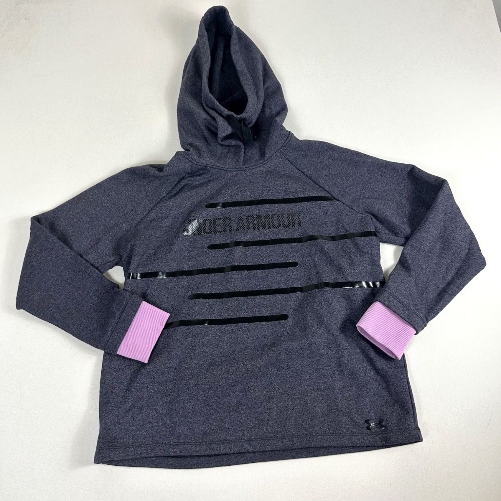 Under Armour Under Armour Threadborne Hoodie Sweatshirt Gray Women’s Medium Sweatshirt Gym Hoodie Size M / US 6-8 / IT 42-44 - 2 Thumbnail