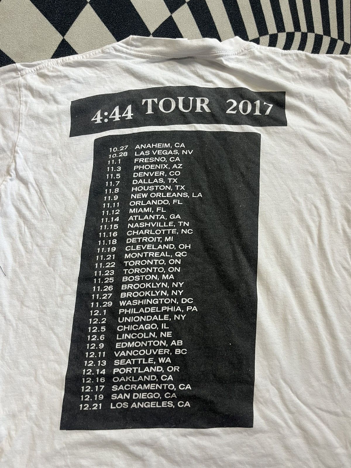 Band Tees 4:44 JAY-Z TOUR 2017’s collection Tshirt Size US L / EU 52-54 / 3 - 9 Thumbnail