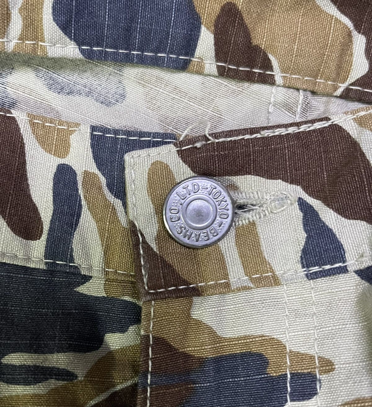Beams Plus × Japanese Brand Japan Cotton Camo Beams Co.Ltd Tokyo Size US 31 - 16 Thumbnail