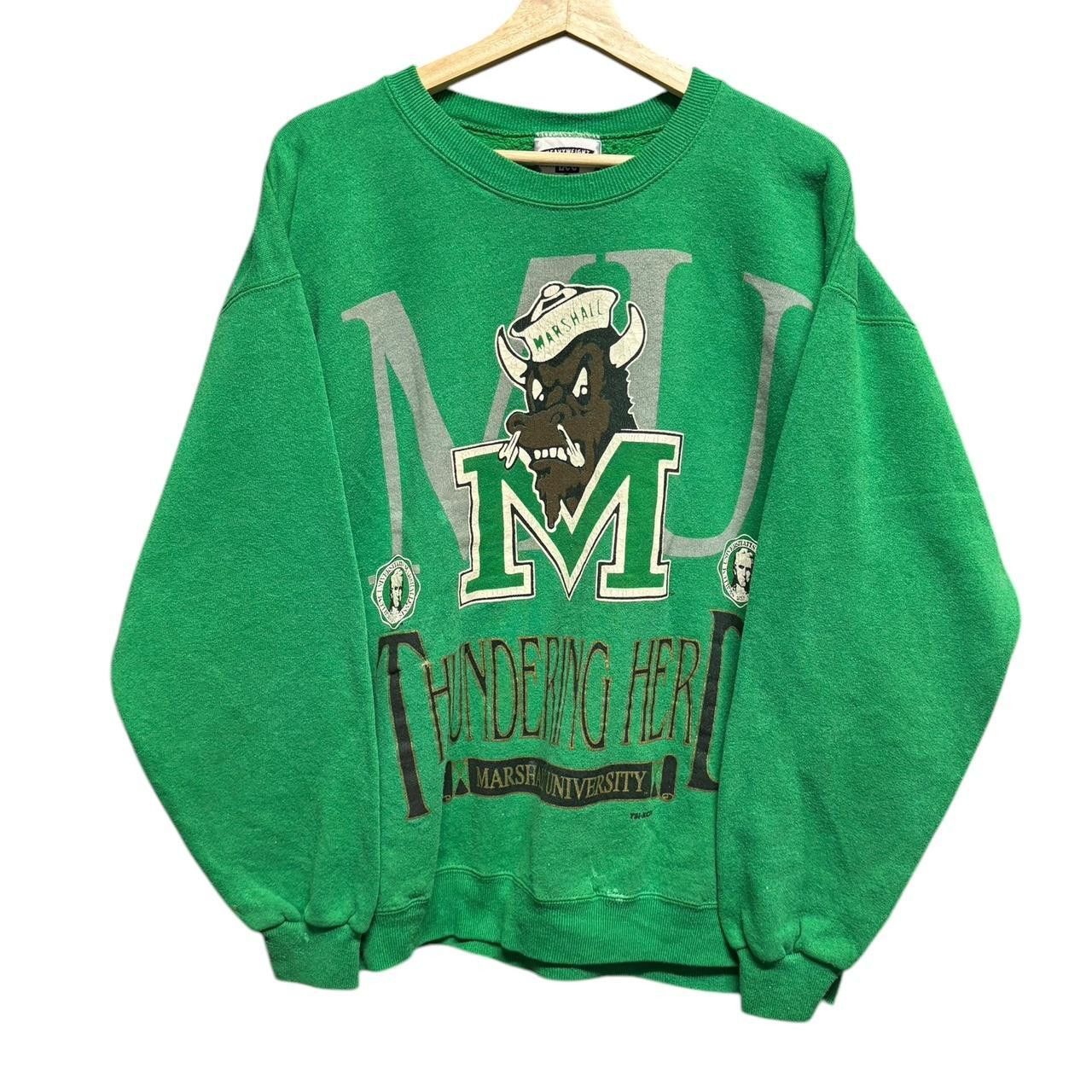 Vintage Vintage Marshall Thundering Herd sweatshirt size: L Size US M / EU 48-50 / 2 - 1 Thumbnail