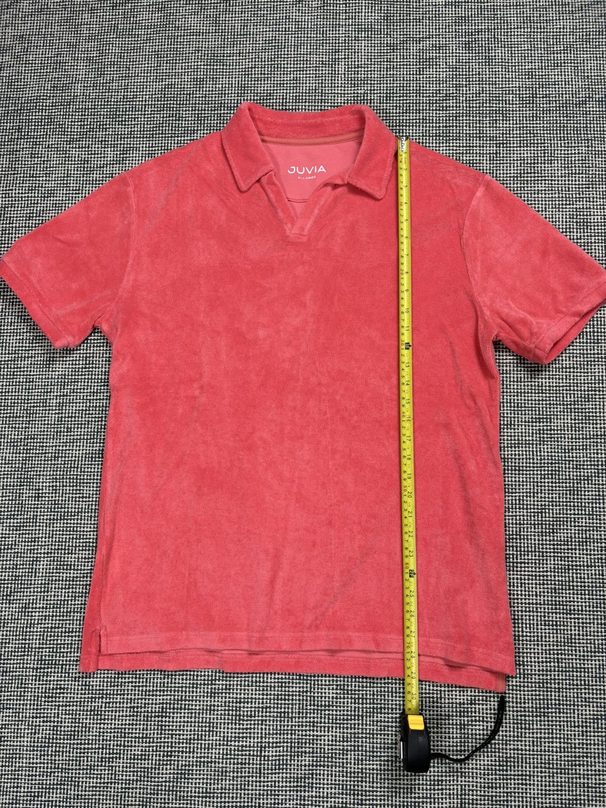 Other Juvia terry cloth polo shirt designer rrp 139€ Size US XL / EU 56 / 4 - 5 Thumbnail
