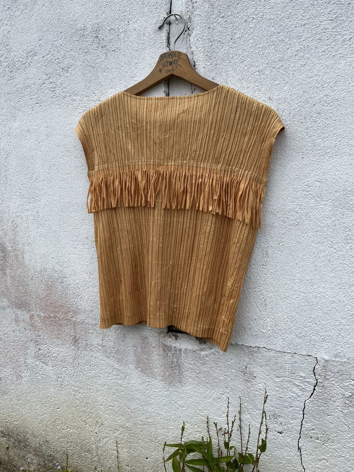 Pleats Please Issey Miyake PLEATS PLEASE Issey Miyake Fringe PP91 Wrinkles Vest Japan Size US M / EU 48-50 / 2 - 9 Thumbnail