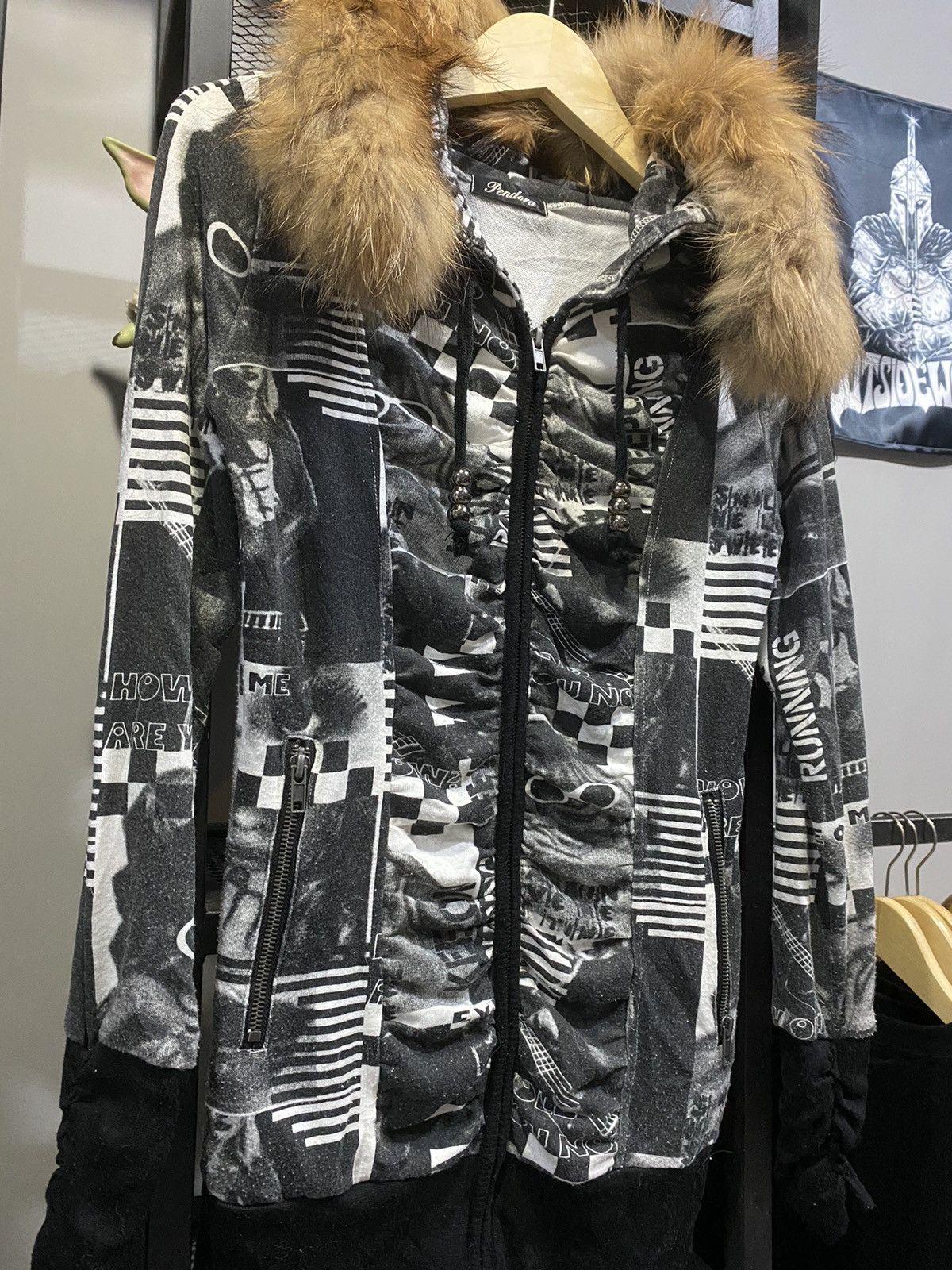 If Six Was Nine Pandora Smile Again Hysteric Glamour Furr Hoodie Size M / US 6-8 / IT 42-44 - 8 Thumbnail
