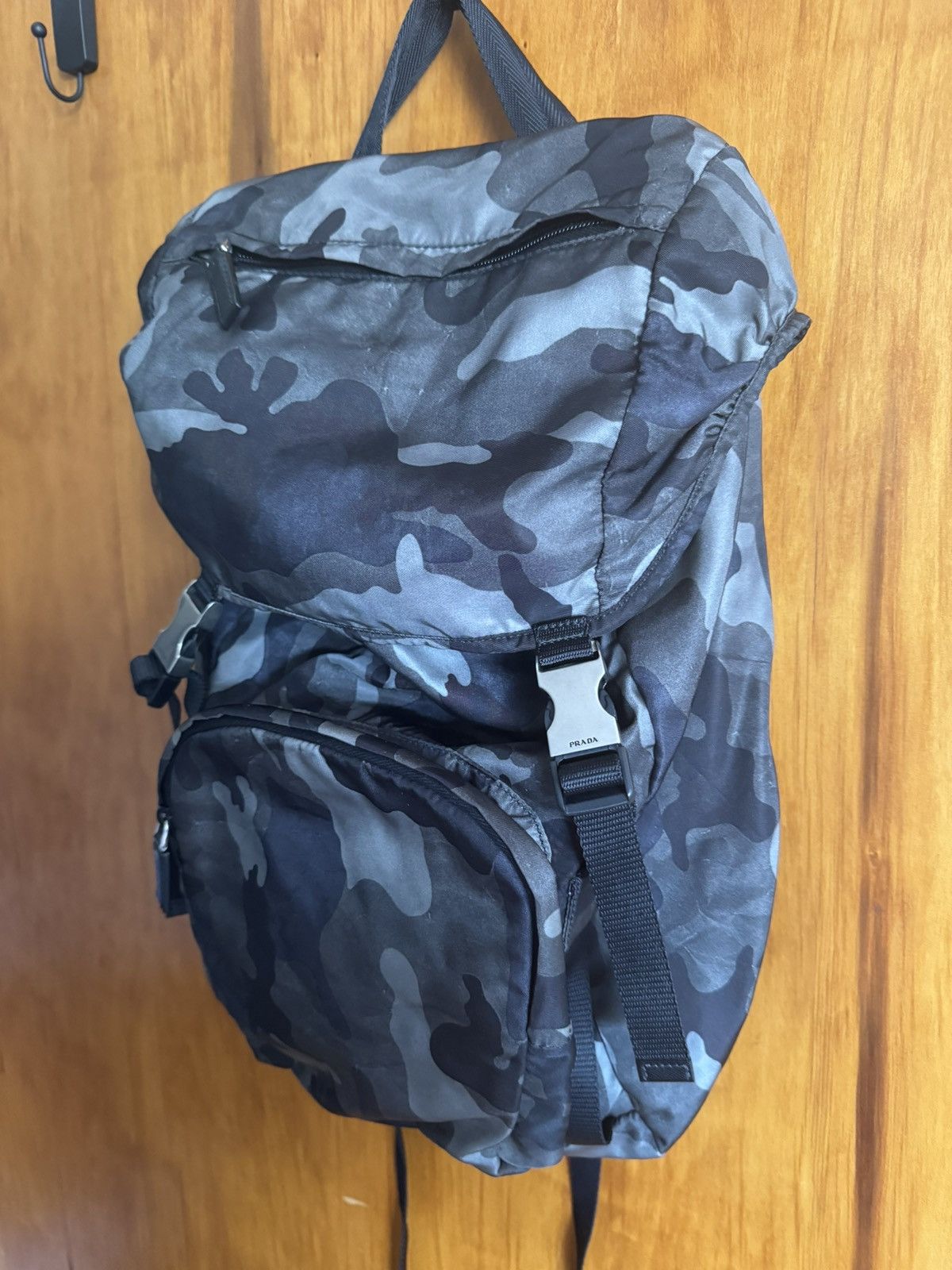 Prada Prada Camouflage Tessuto Backpack Size ONE SIZE - 5 Thumbnail