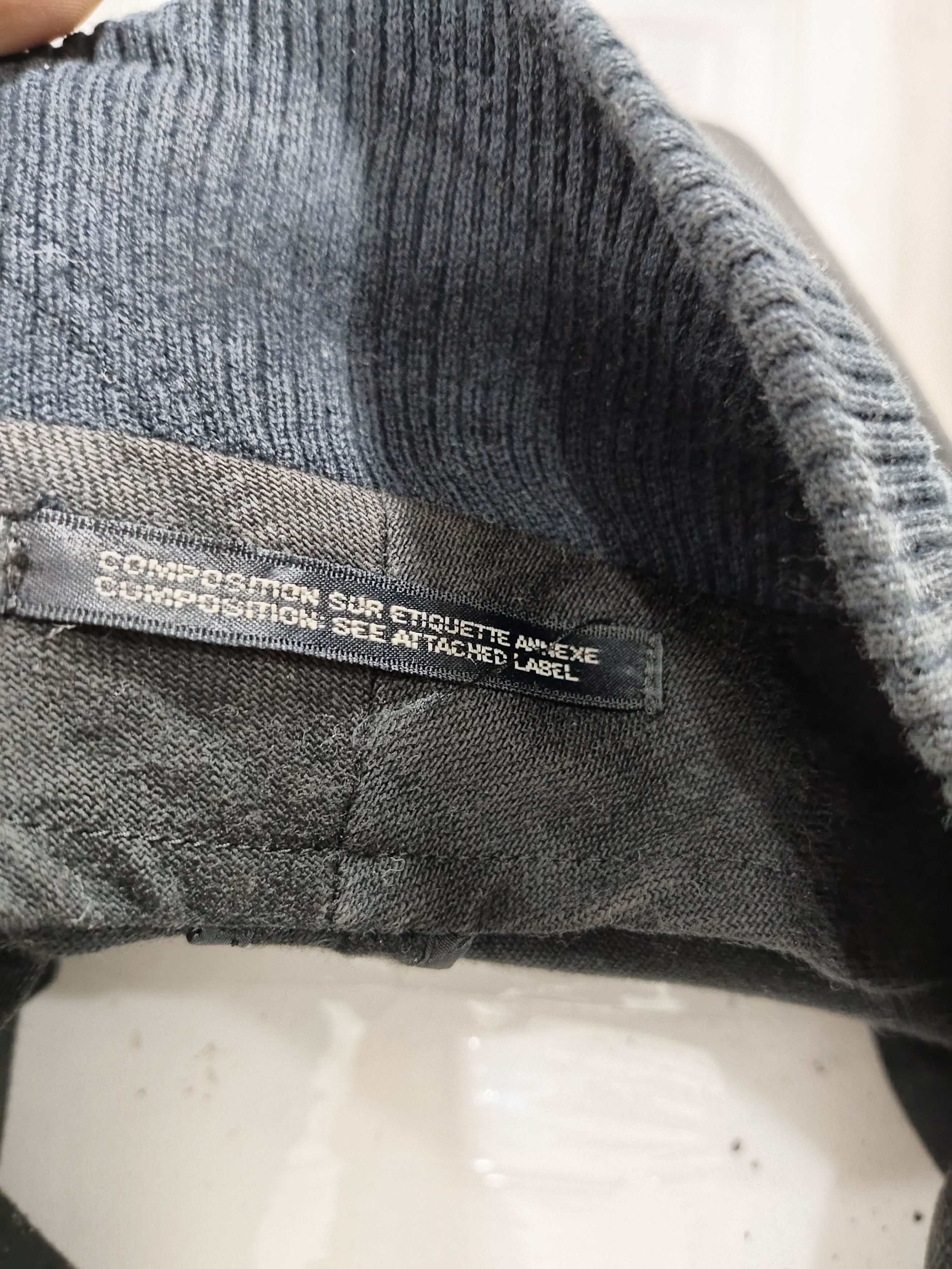 Yohji Yamamoto Rare! Yohji Yamamoto Parties Tricotees Rib Sweatshirt Size S / US 4 / IT 40 - 11 Thumbnail