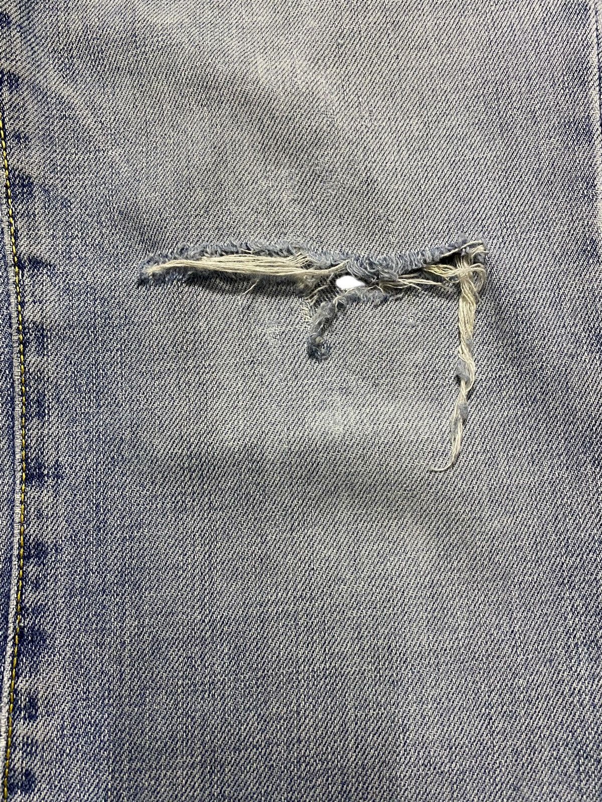 Japanese Brand Vtg Japanese Brand C Seventeen Light Distressed Flare Jeans Size US 30 / EU 46 - 14 Thumbnail