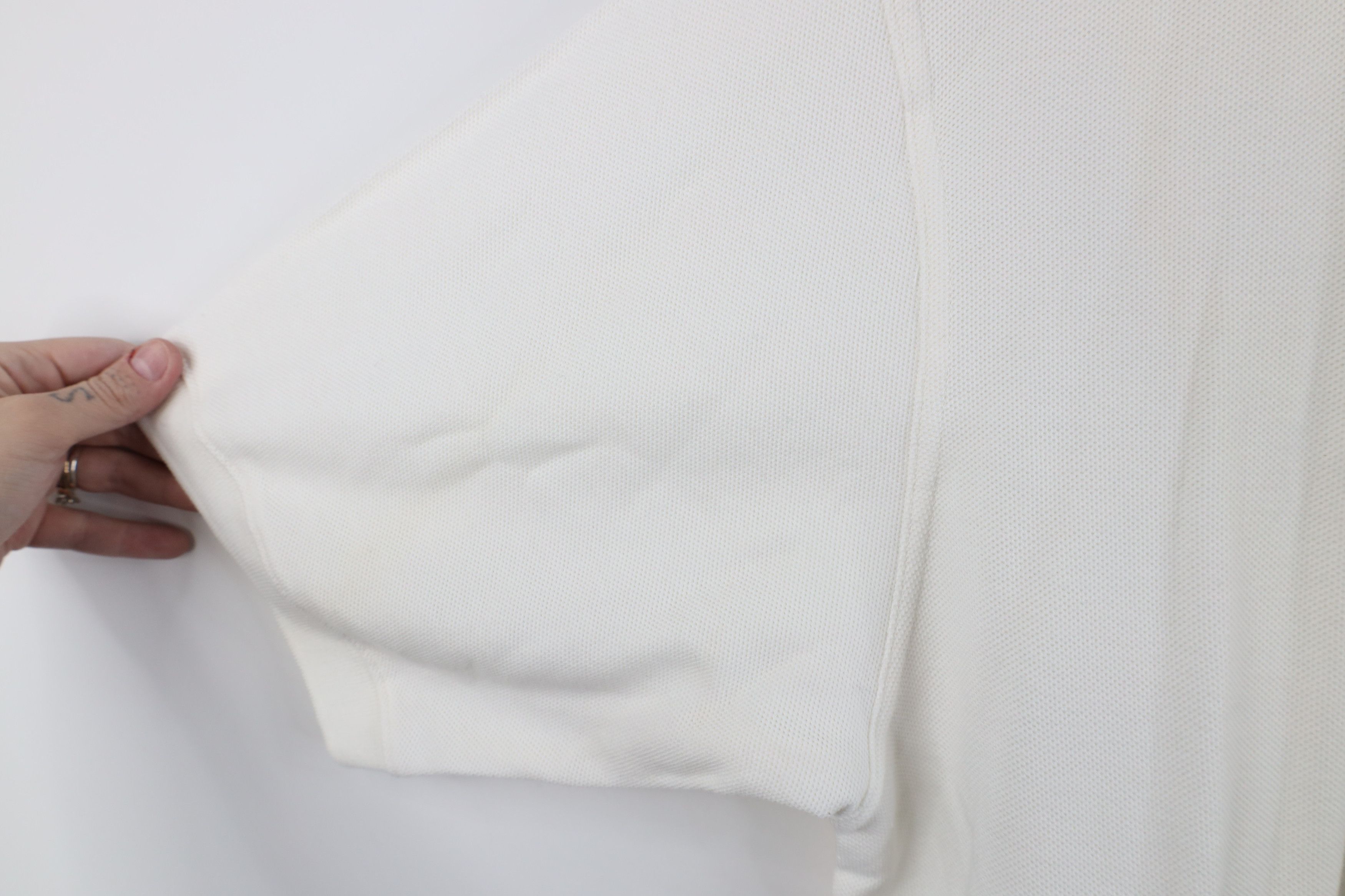 Vintage Deadstock Vintage 90s Storm Hockey Golf Polo Shirt White Size US L / EU 52-54 / 3 - 10 Thumbnail