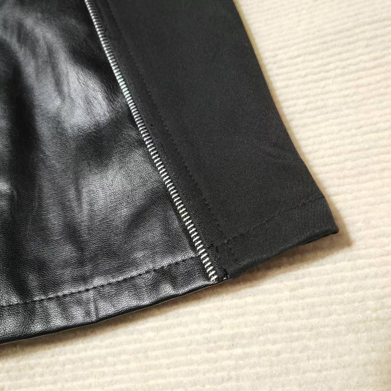 Japanese Brand × Jean Patchwork Wide Leg Zipper Pants Size US 30 / EU 46 - 5 Thumbnail