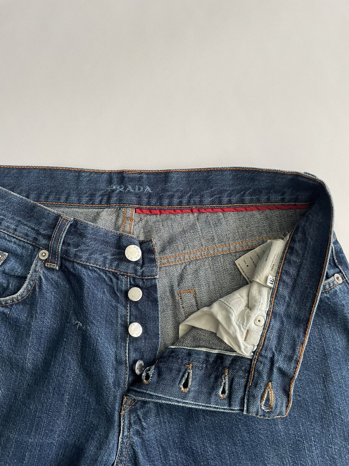 Prada Prada Early 2000’s Selvedge Denim Jeans Size US 30 / EU 46 - 7 Thumbnail