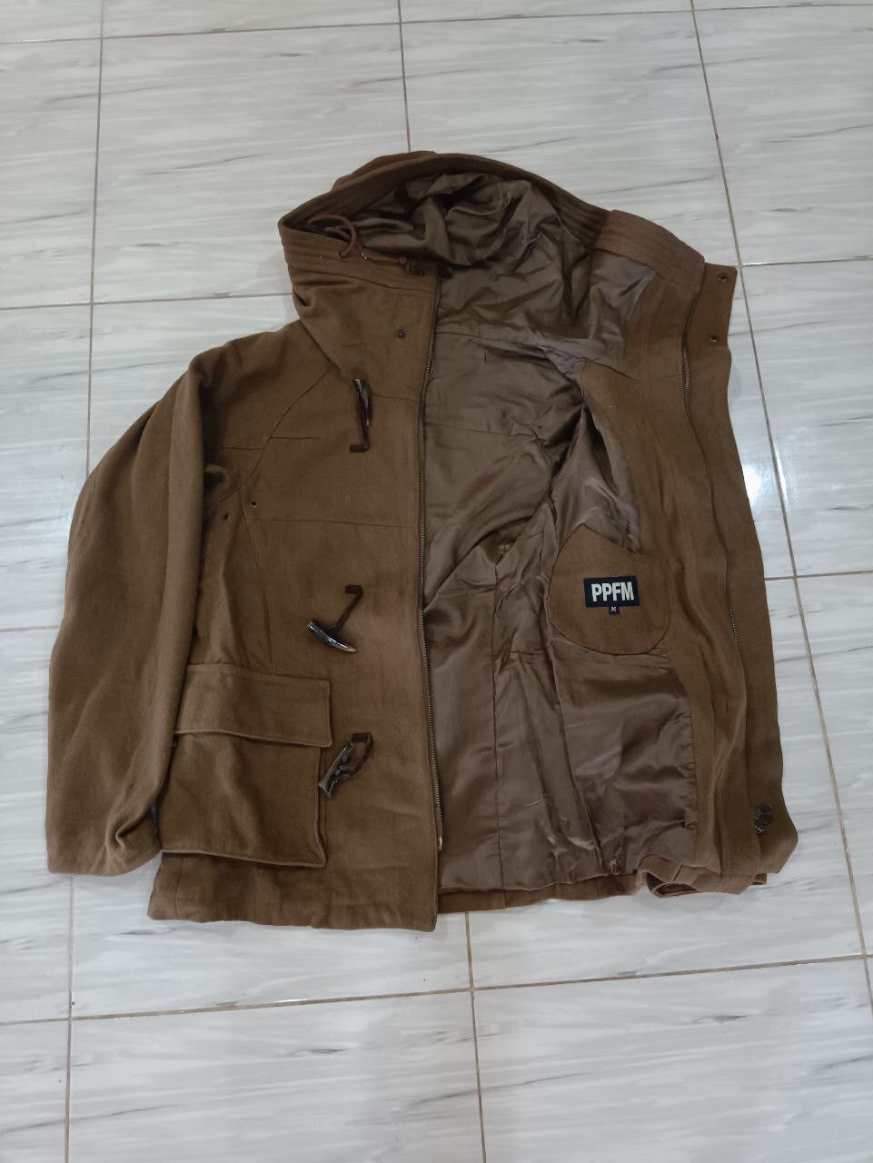 PPFM Vintage PPFM Duffle Wool Coat Japanese Archive Streetwear Size US M / EU 48-50 / 2 - 3 Thumbnail