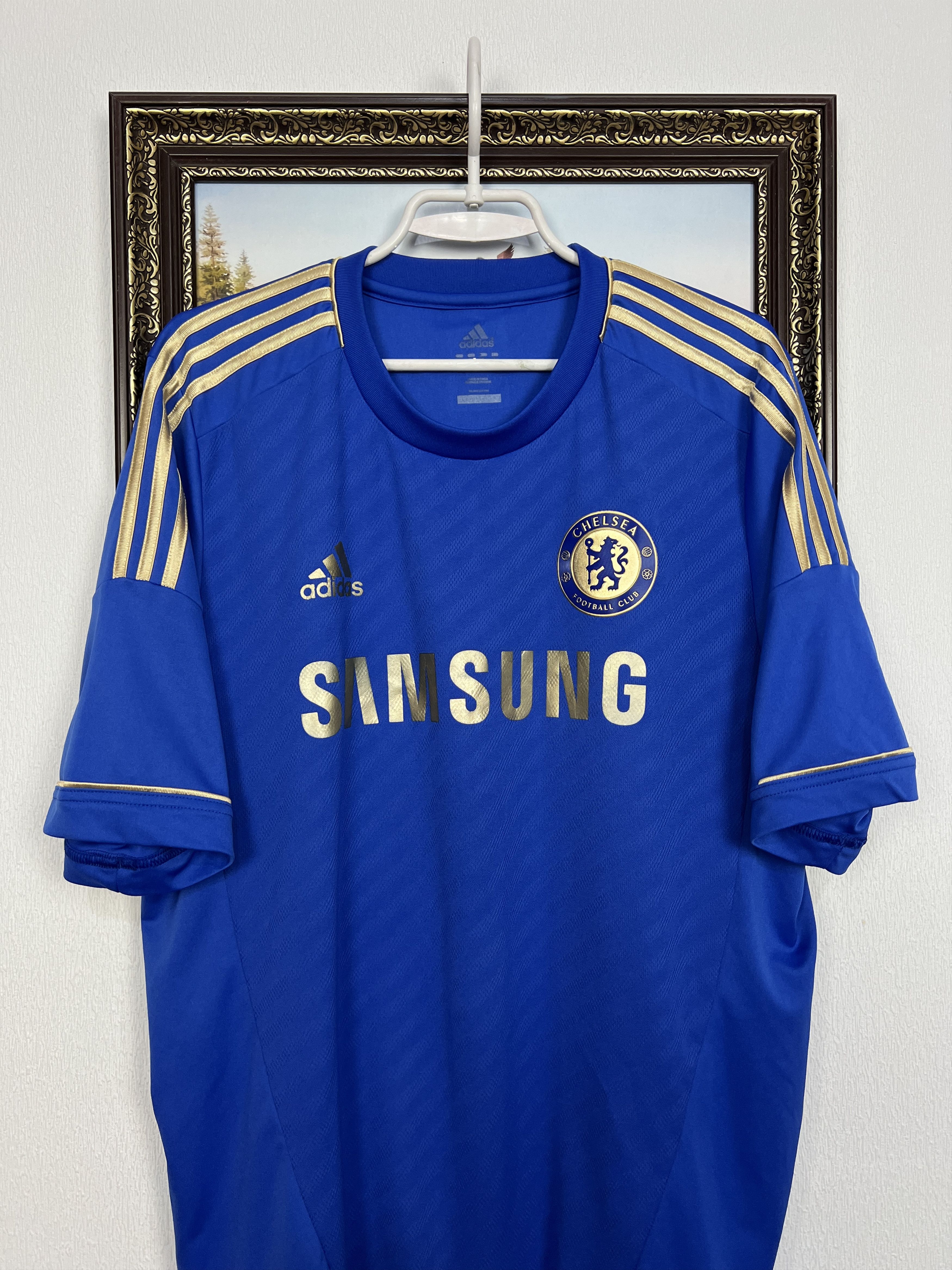 Adidas Chelsea Home football shirt 2012 #12 Champions Jersey Trikot Size US L / EU 52-54 / 3 - 2 Thumbnail