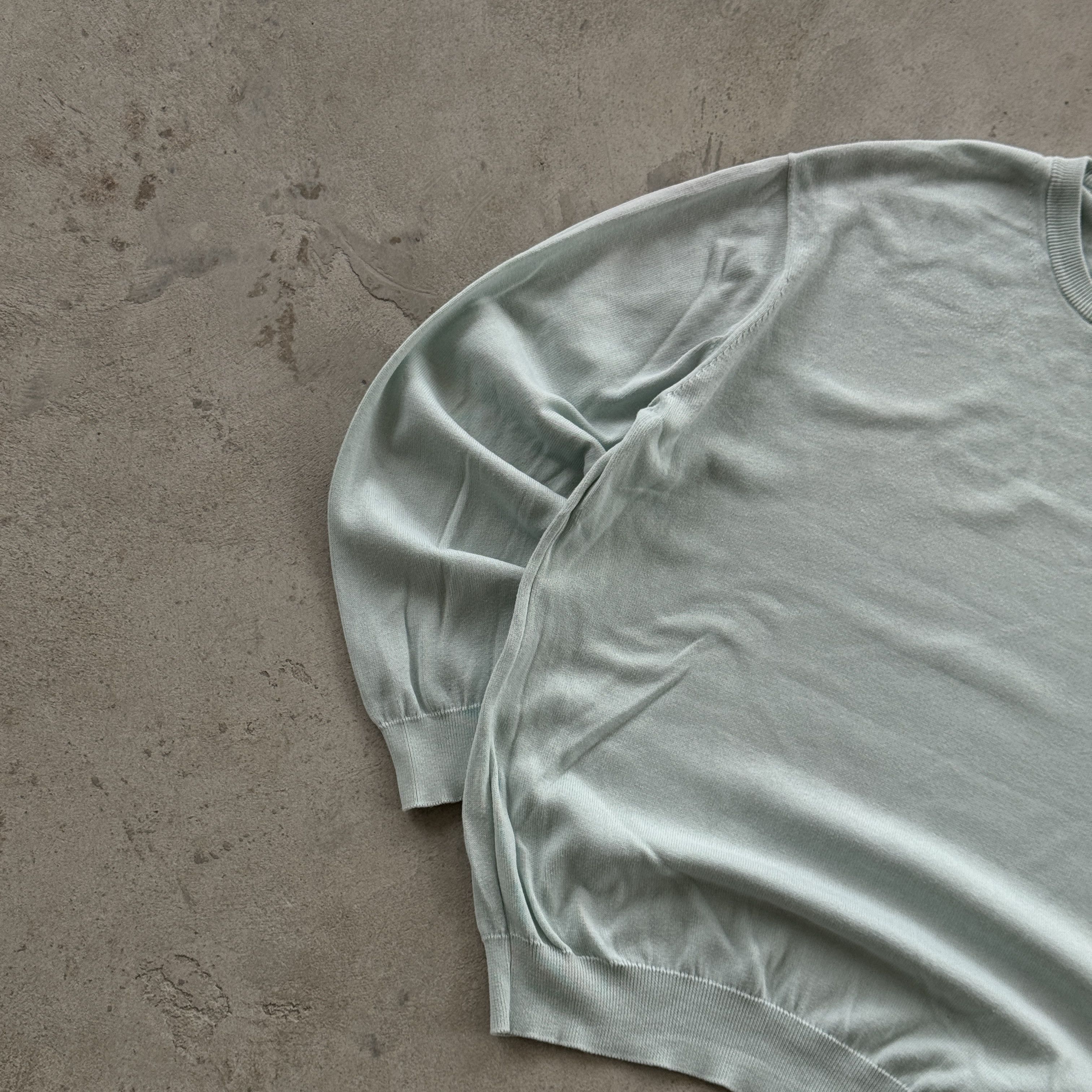 Lacoste Vintage Lacoste Knit Crewneck Sweater Mint Green Size 6 XL Size US XL / EU 56 / 4 - 3 Thumbnail