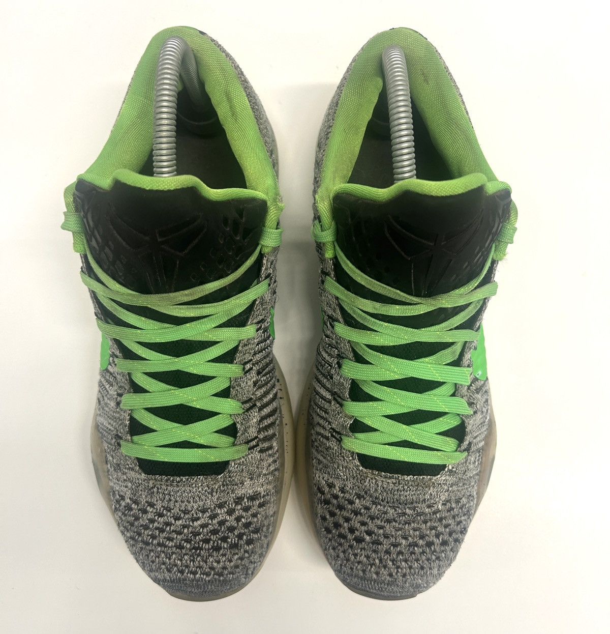 Nike Nike Kobe 10 Elite Flyknit iD Low Grey Green Shoes Size 10.5 Size US 10.5 / EU 43-44 - 4 Thumbnail