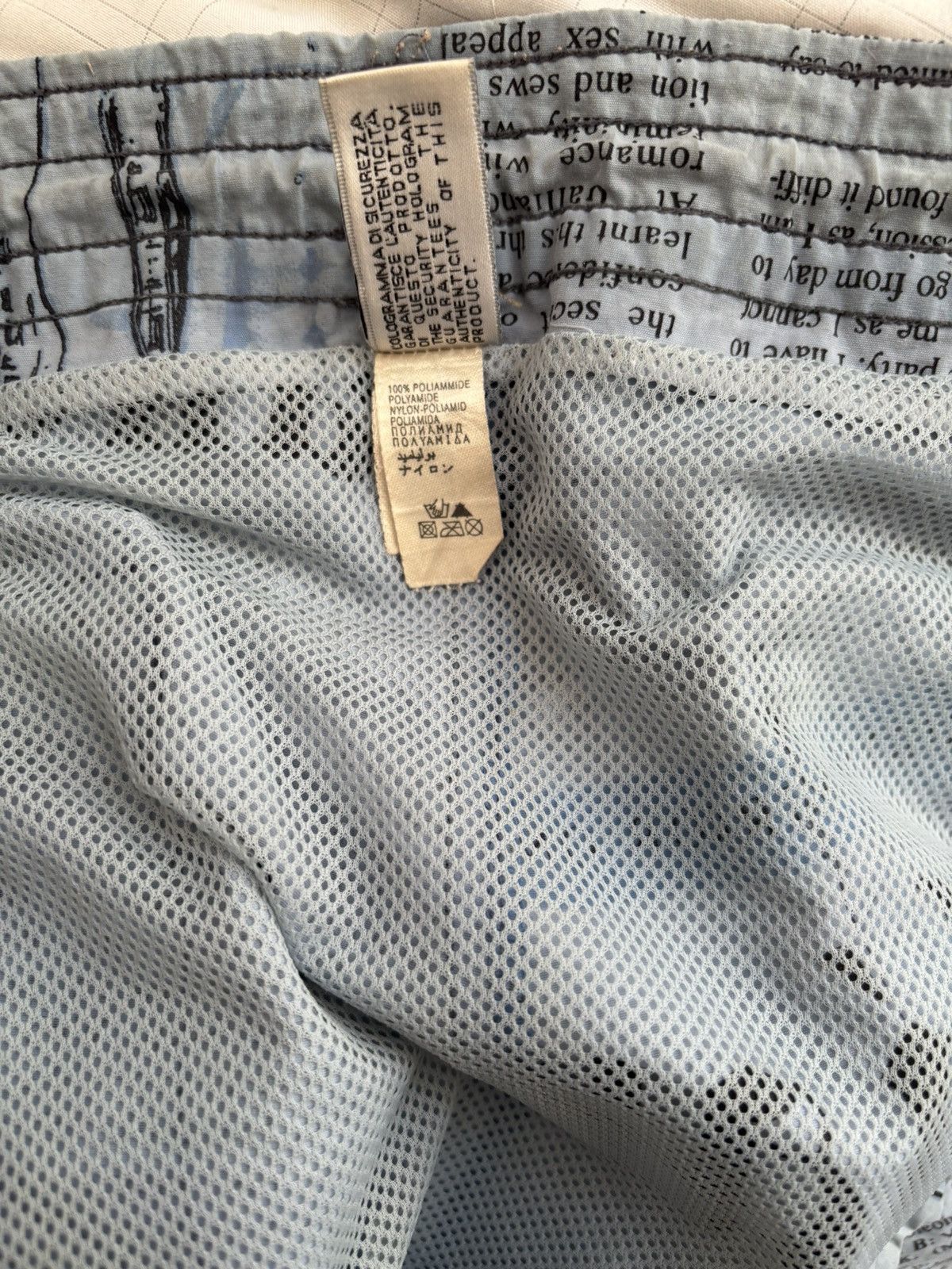 John Galliano John Galliano Newspaper Nylon Shorts Size US 34 / EU 50 - 13 Thumbnail