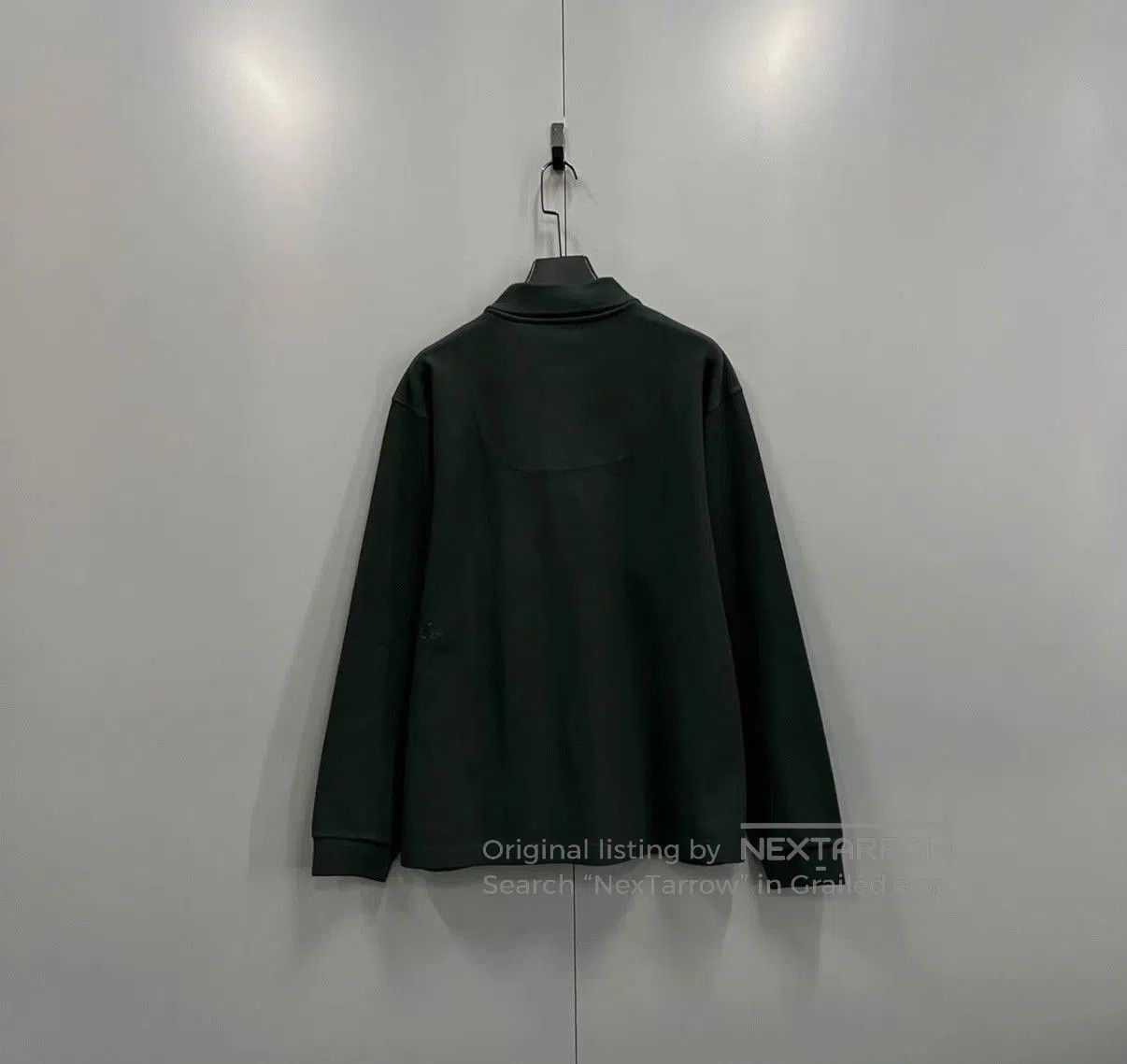 Burberry Green Long Sleeve Polo Shirt Size M. Size US M / EU 48-50 / 2 - 2 Thumbnail