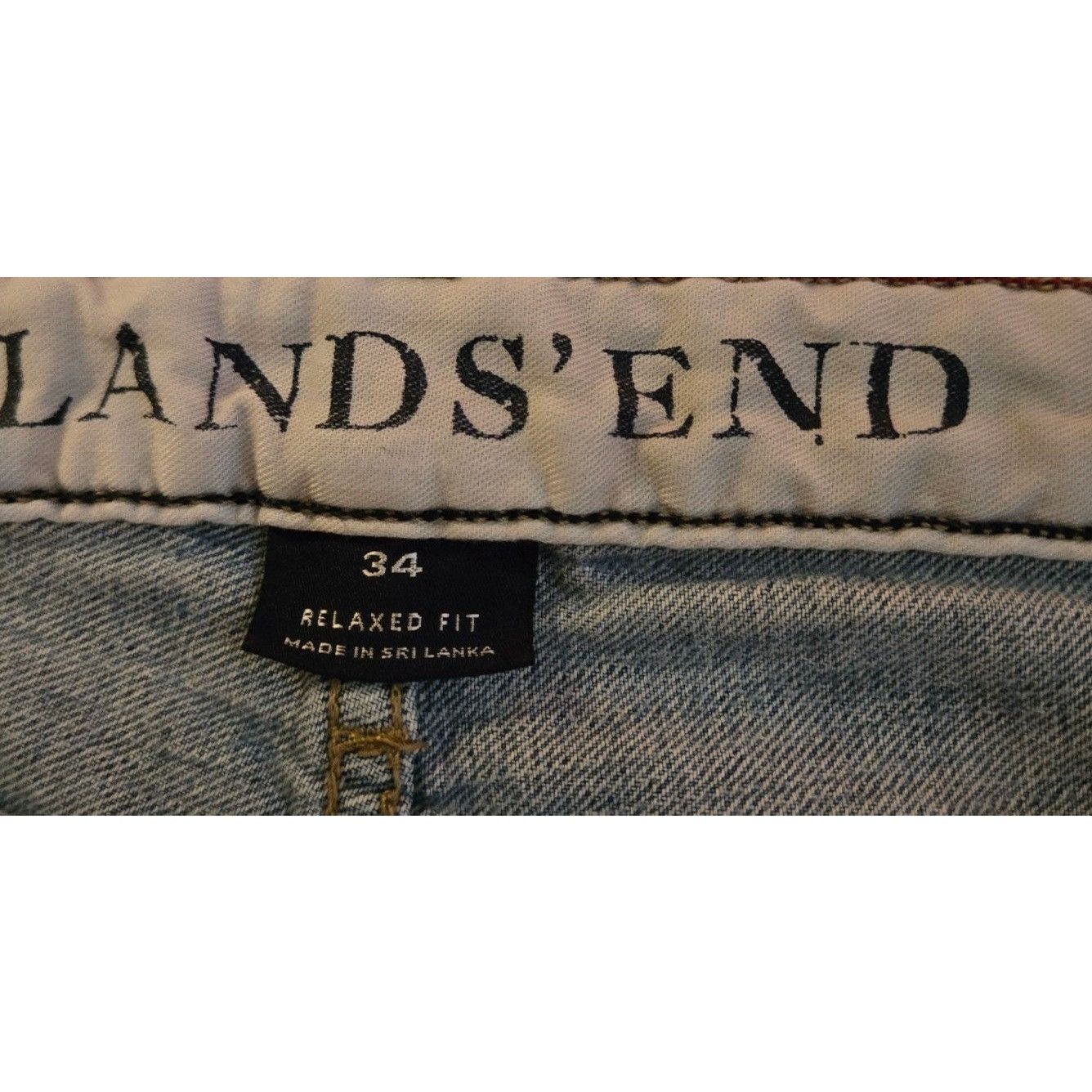 Lands' End Men's Lands End Denim Jeans 34x31 Size US 34 / EU 50 - 2 Thumbnail