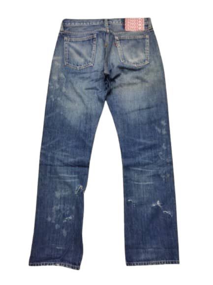 Japanese Brand JAPANESE BRAND DISTRESSED JEANS FADED BLUE Size US 31 - 3 Thumbnail