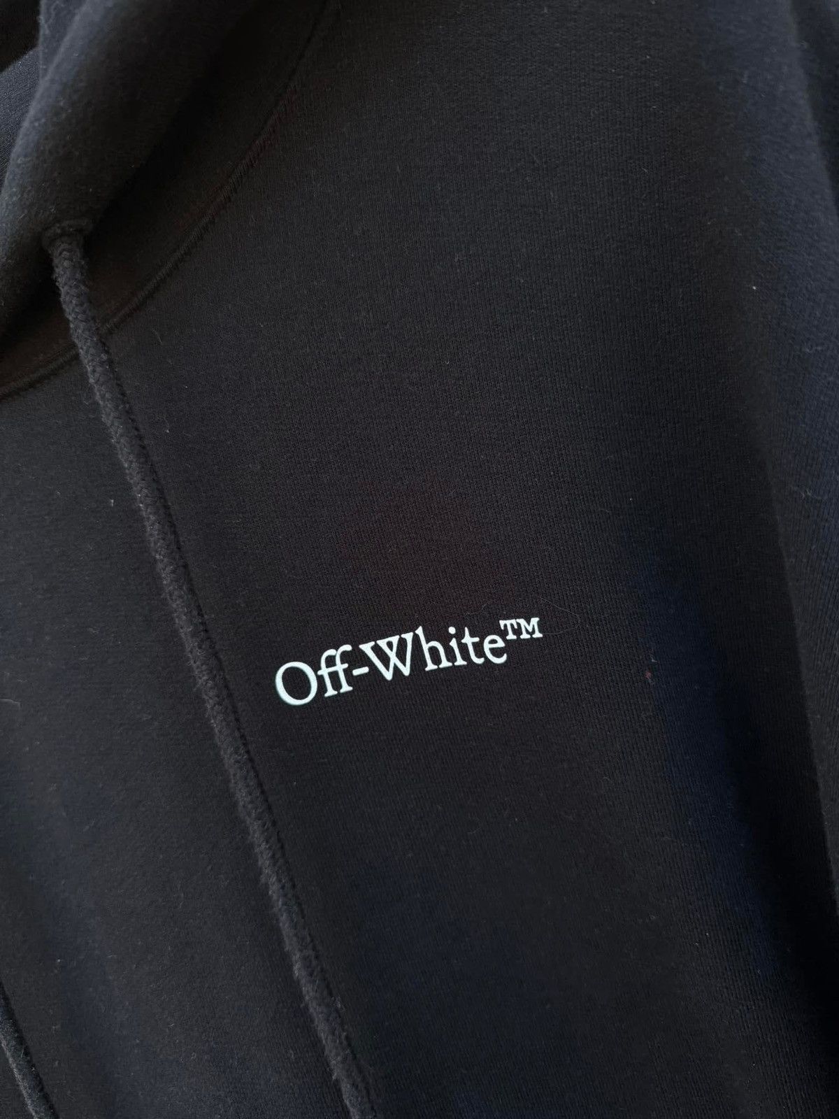 Off-White Off-White „Drawstring Caravaggio ” Black Hoodie. Size US M / EU 48-50 / 2 - 7 Thumbnail