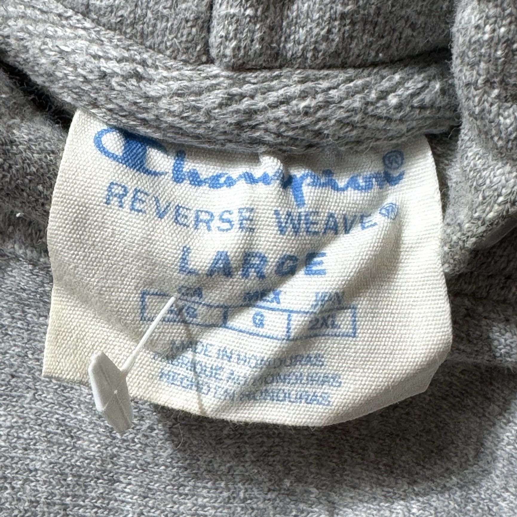 Champion Champion Hoodie Mens Large Reverse Weave Athletic Streetwear Skater Pullover Hooded Pockets Logo Embroidered Gray 77% Cotton 23% Polyester Size US L / EU 52-54 / 3 - 4 Thumbnail