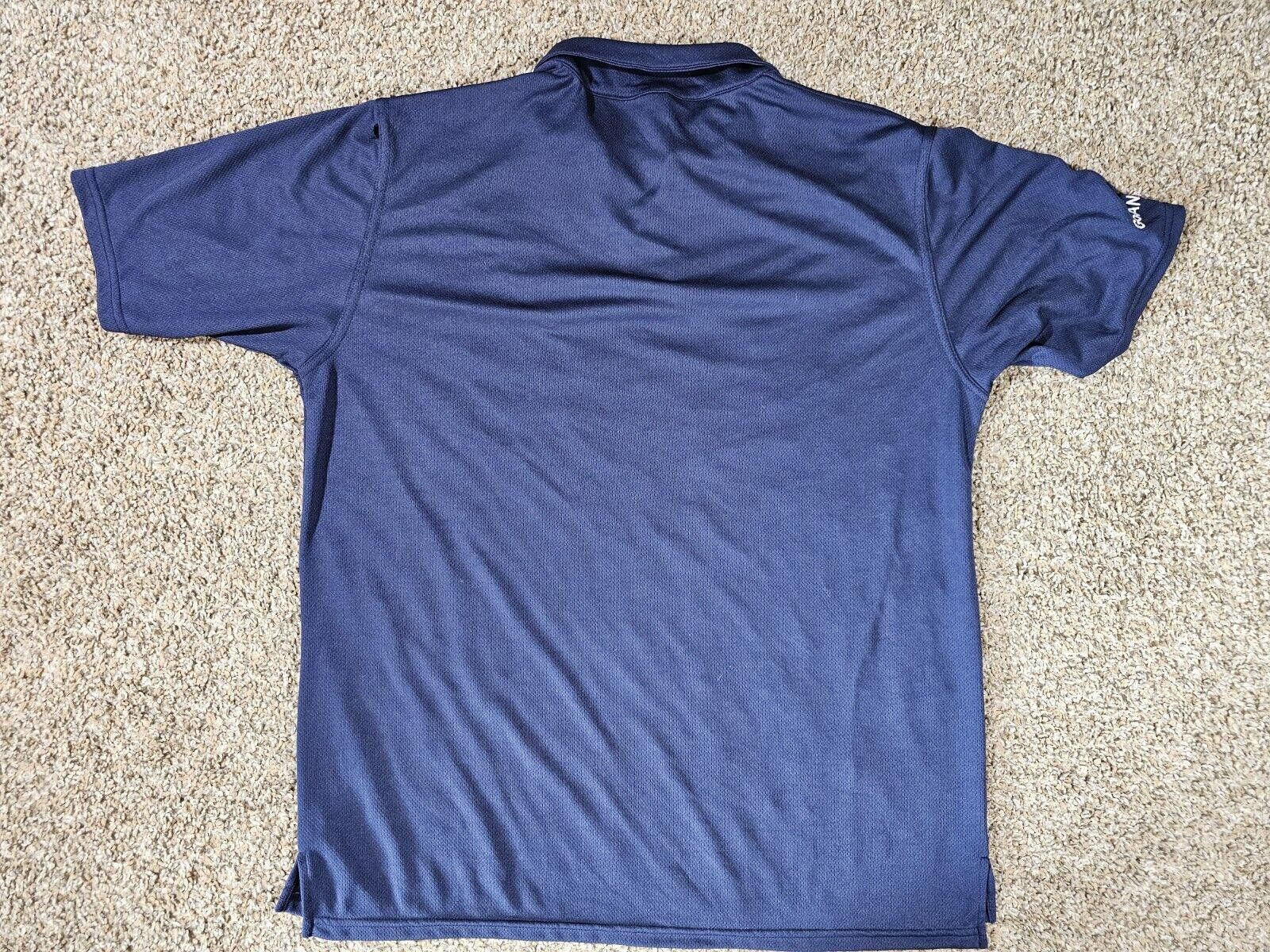 Designer Air National Guard GoANG blue MED polo USA MADE Seam Issue Size US M / EU 48-50 / 2 - 7 Thumbnail