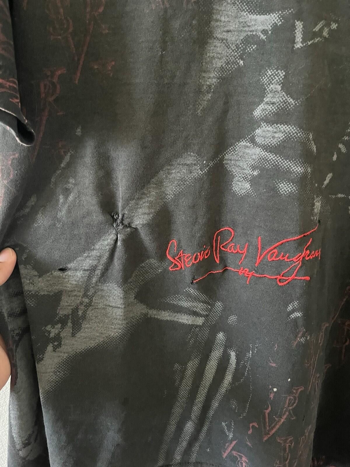 The Unbranded Brand Vintage 90s Stevie Ray Vaughan SRV All Over Print T Shirt XL Size US XL / EU 56 / 4 - 2 Thumbnail