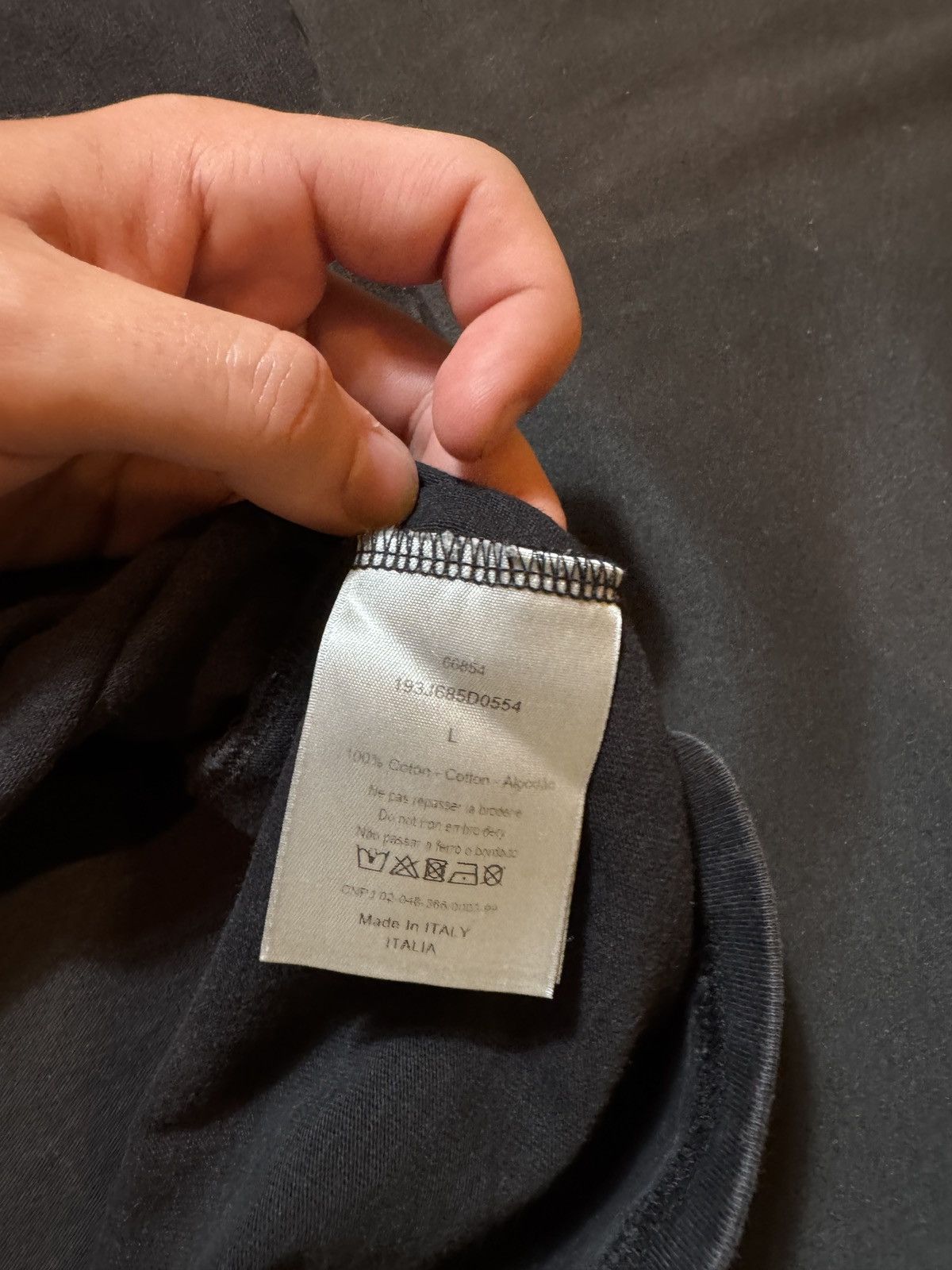 Dior Dior Kenny Scharf Logo Tee Eggplant Size US L / EU 52-54 / 3 - 5 Thumbnail